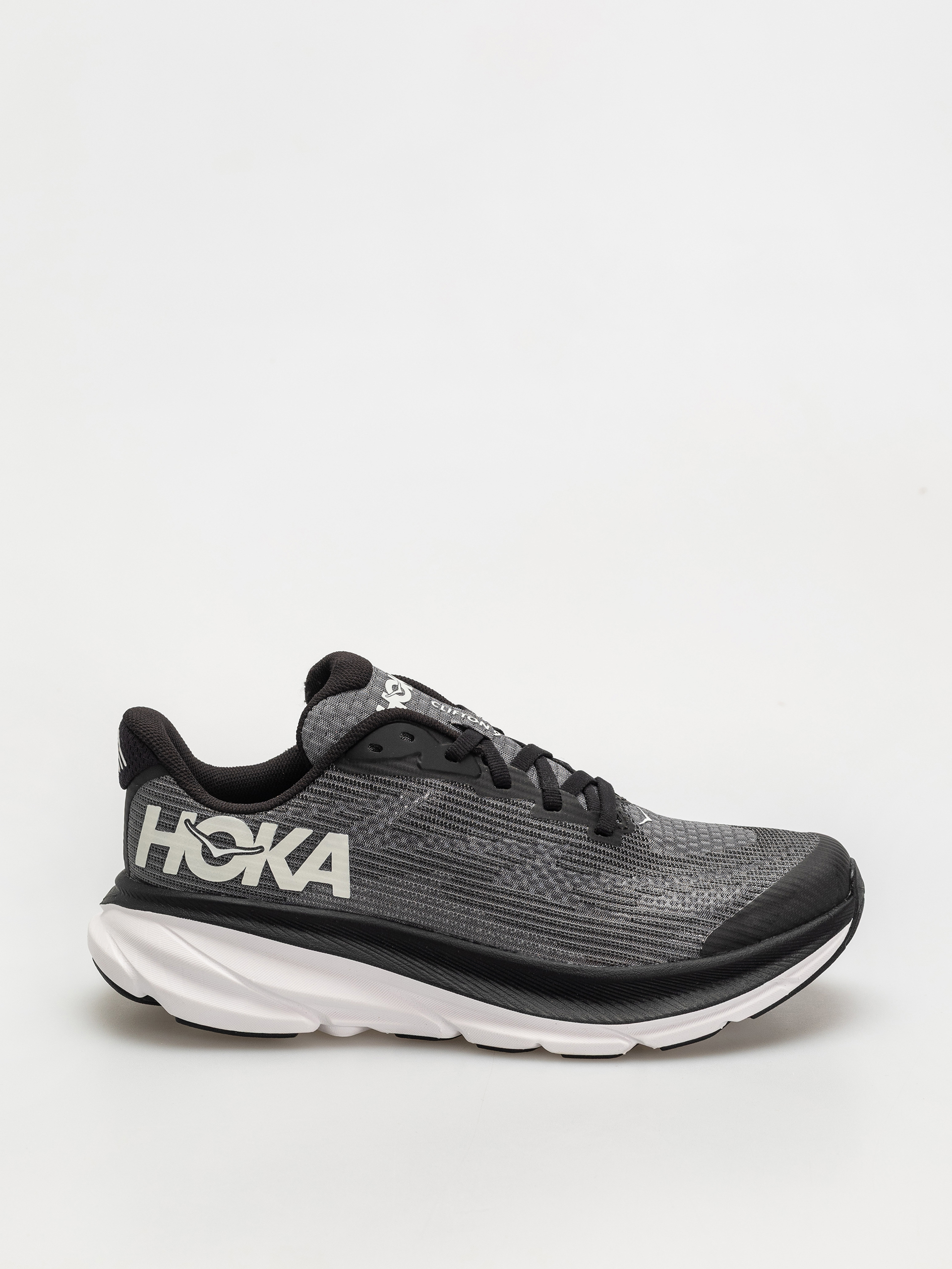 Hoka Schuhe Clifton 9 JR (black/white)