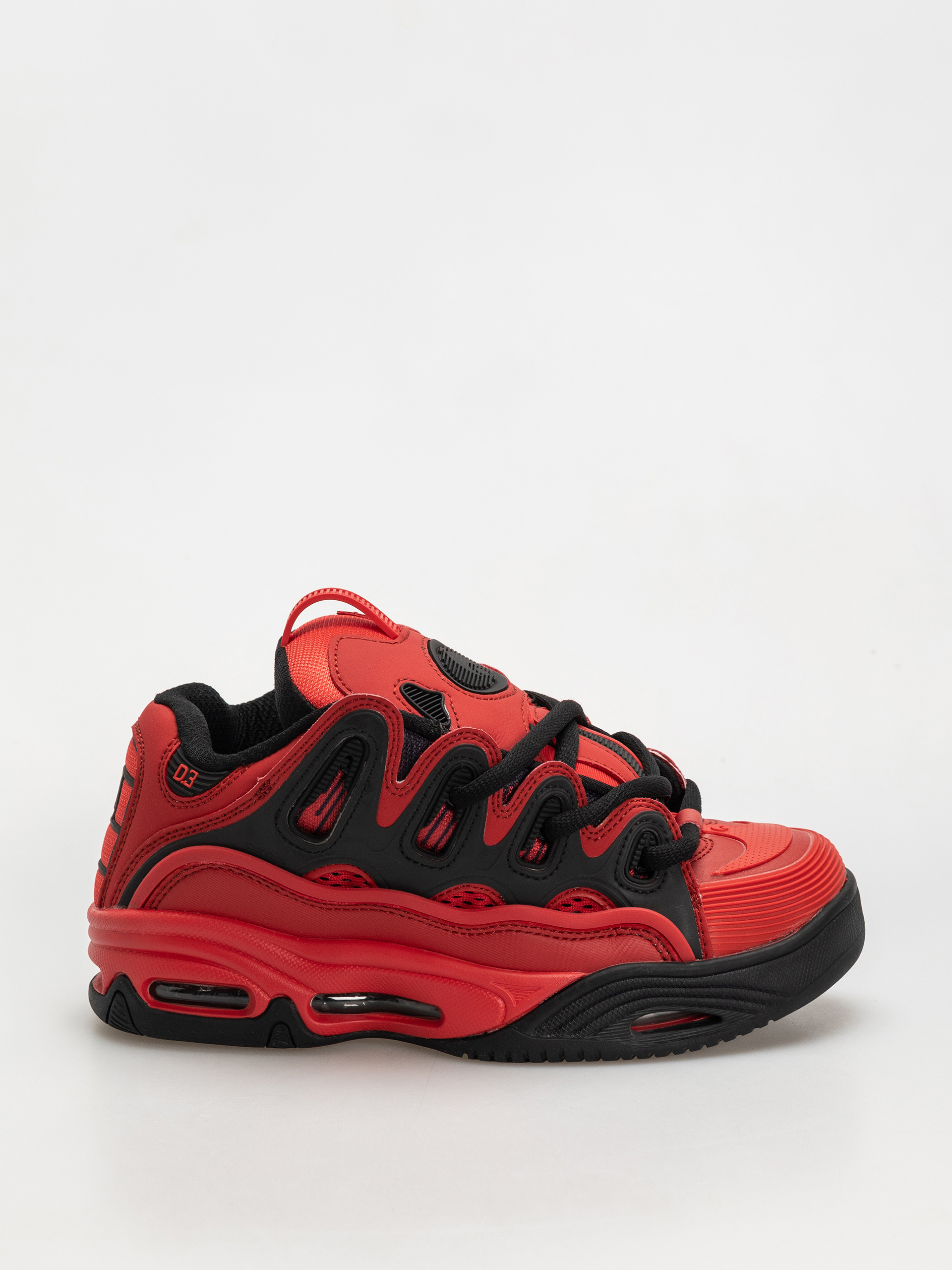 Osiris Shoes D3 2001 (red/black/red)