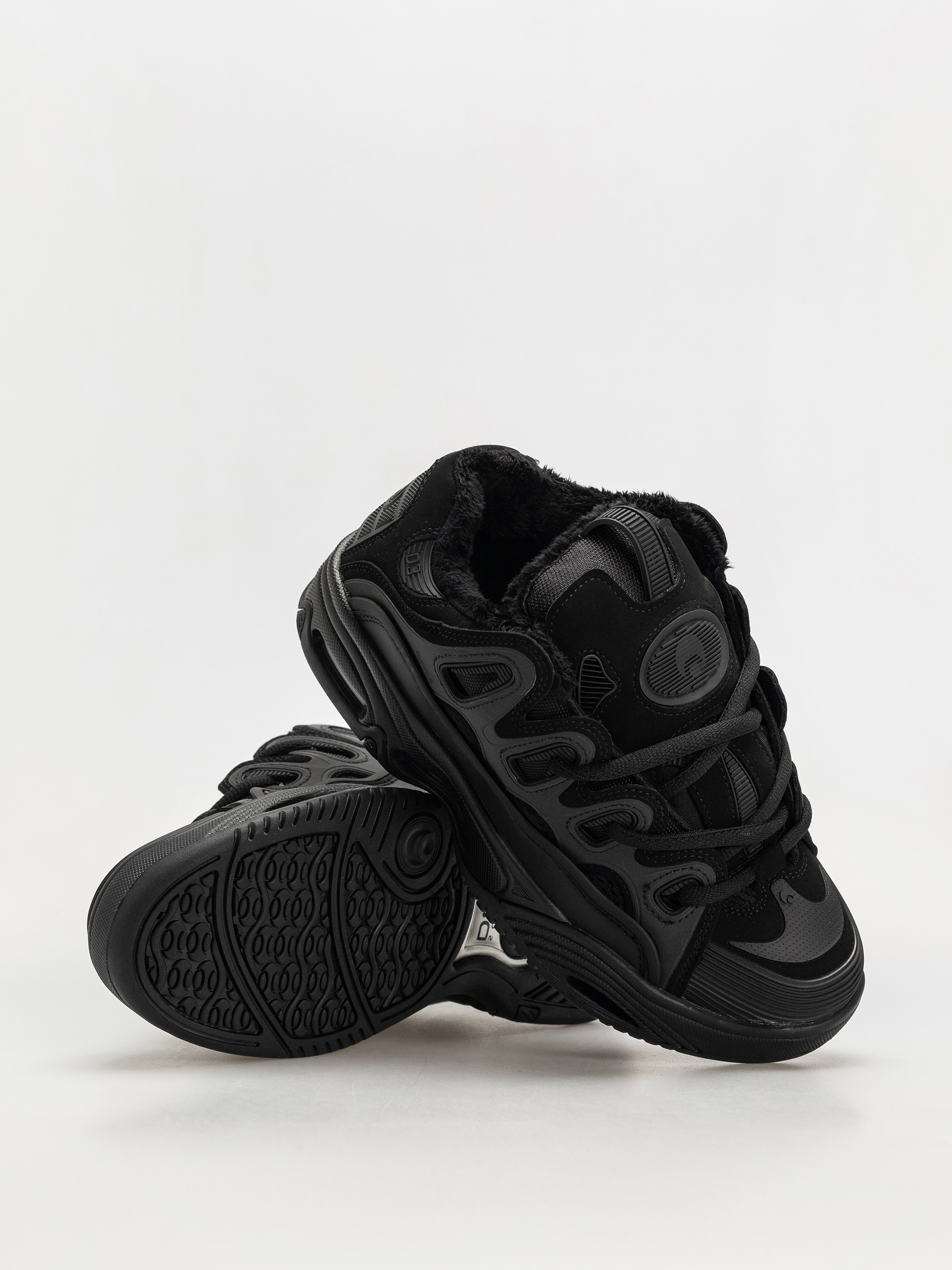 Osiris Shoes D3 2001 (black/black/shearling)