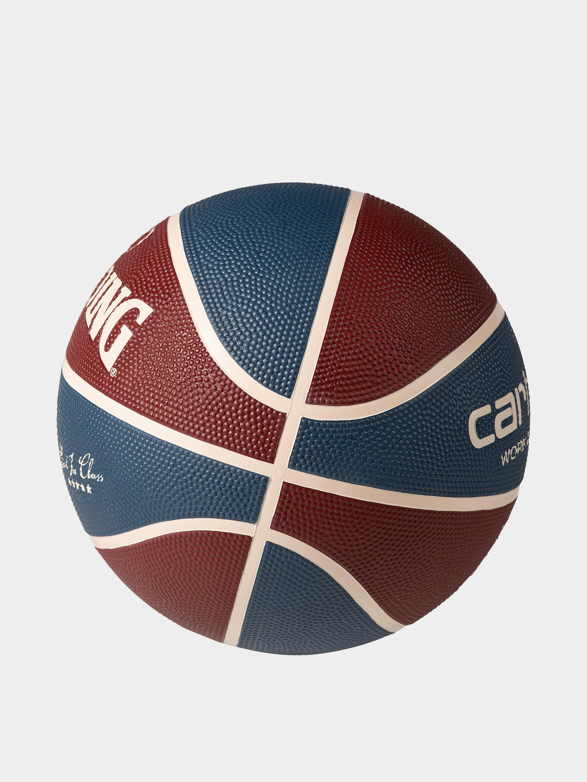 Carhartt WIP Basketball Spalding for Carhartt WIP Basketball (mulberry/dusky blue/naturel)