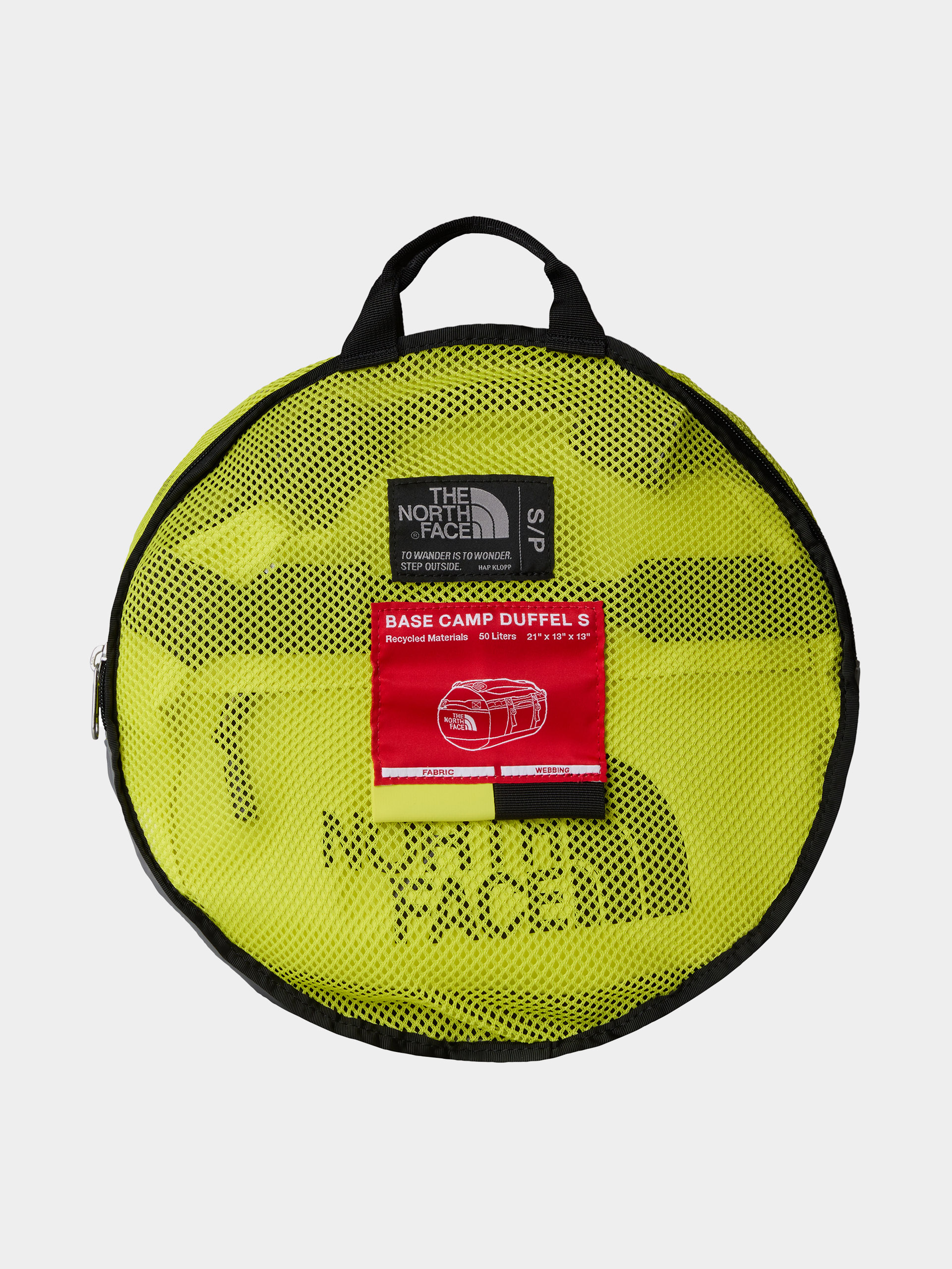 The North Face Tasche Base Camp Duffel S (sulphur spring green/tnf black)