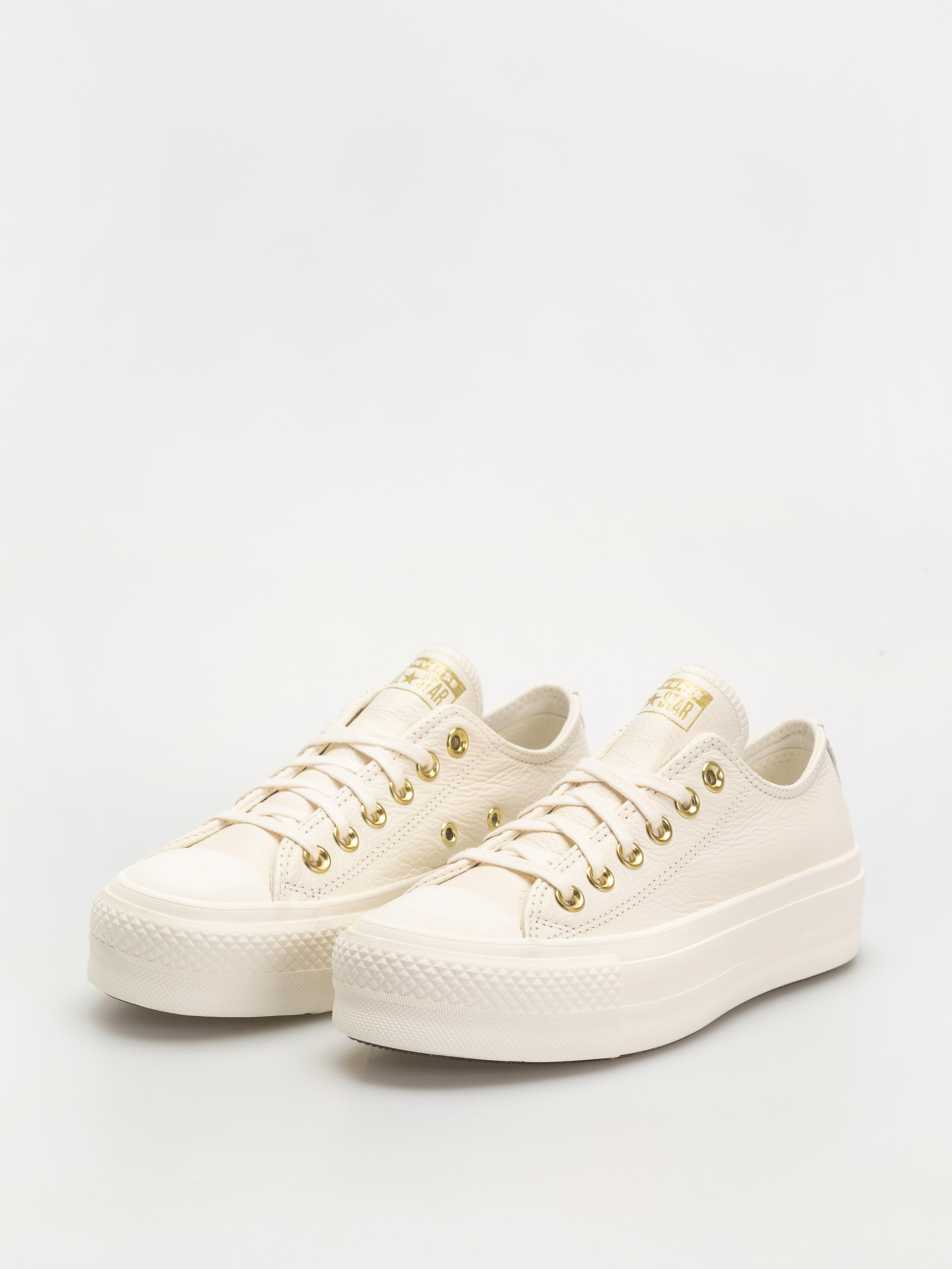 Converse Chucks Chuck Taylor All Star Lift Ox Wmn (egret/egret/gold)