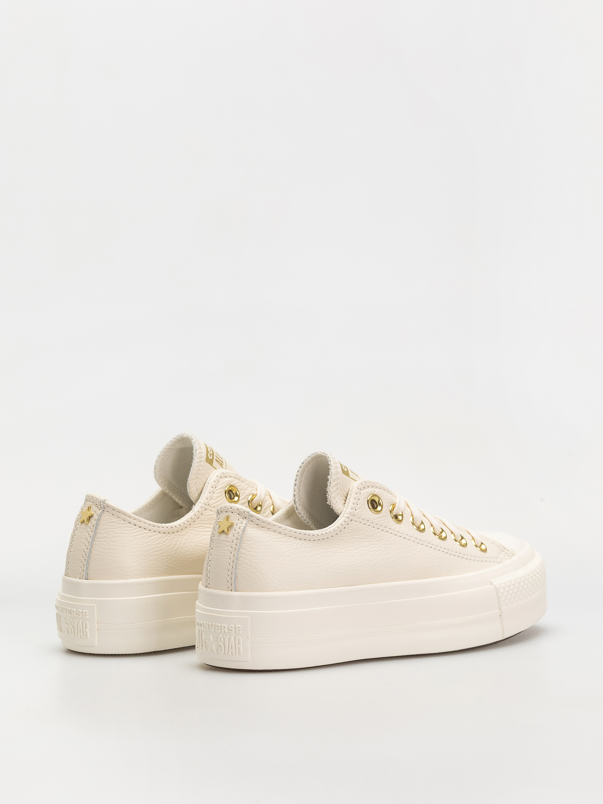Converse Chucks Chuck Taylor All Star Lift Ox Wmn (egret/egret/gold)
