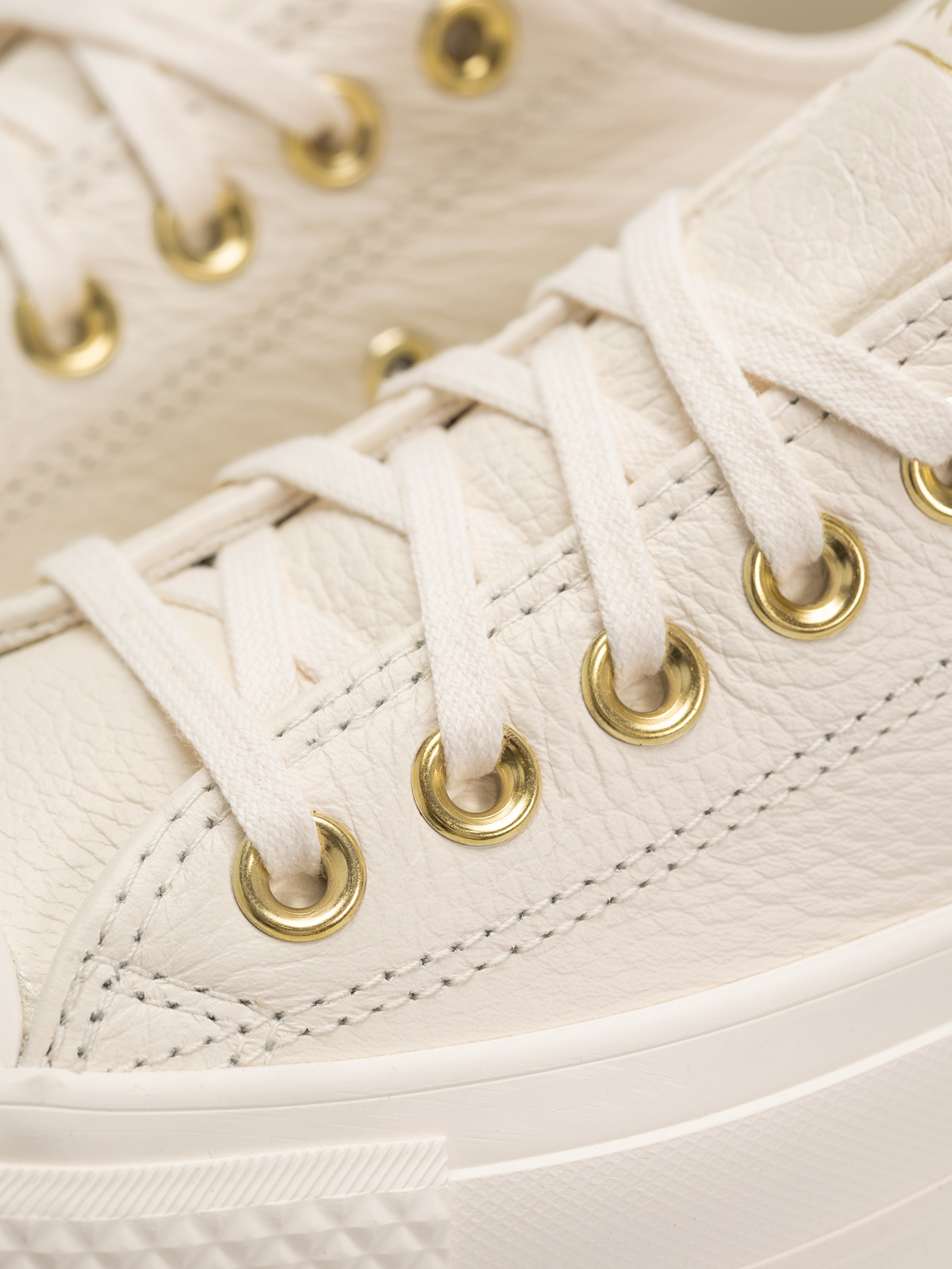 Converse Chucks Chuck Taylor All Star Lift Ox Wmn (egret/egret/gold)