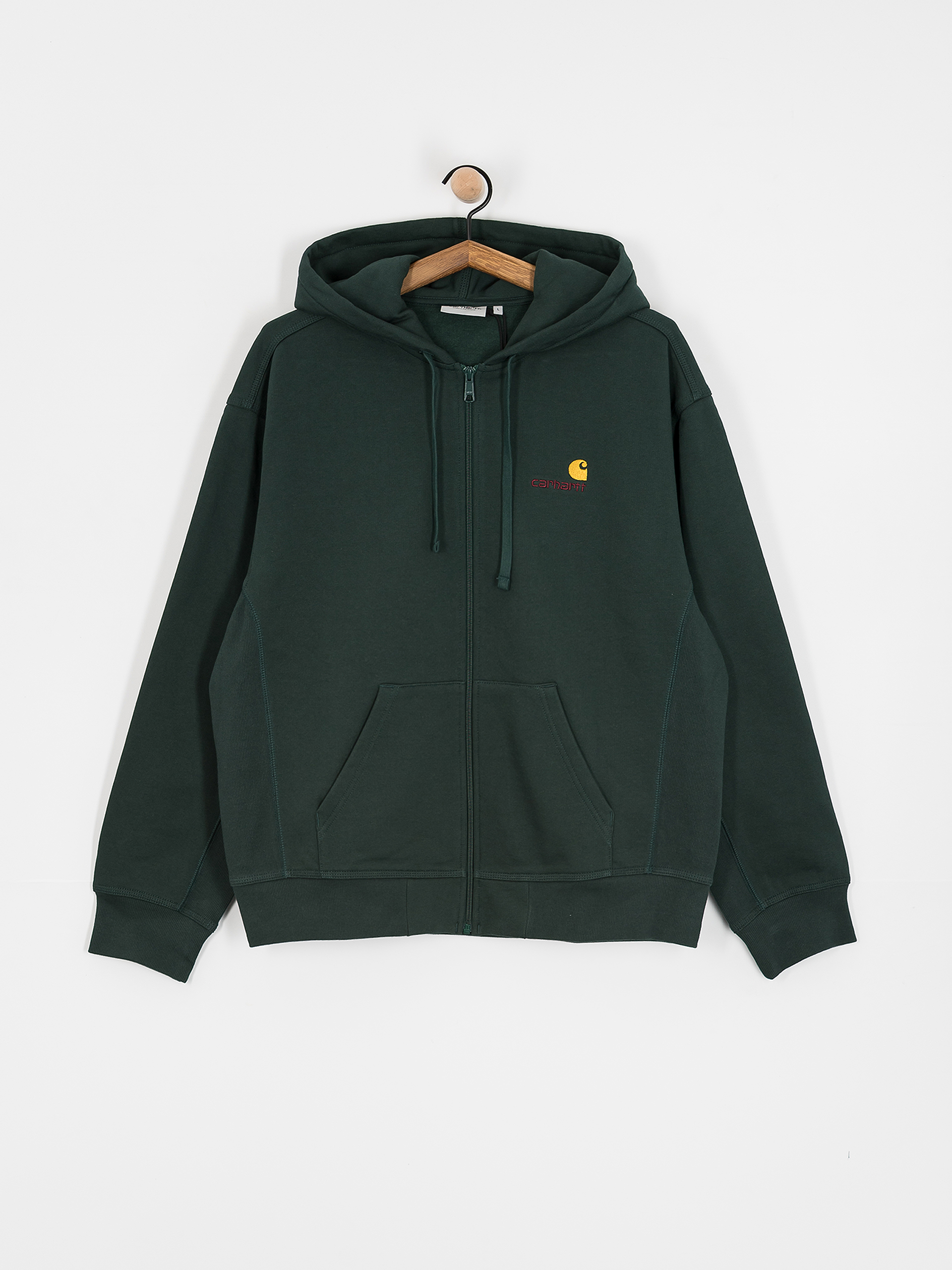 Carhartt WIP American Script ZHD Hoodie - green (conifer)