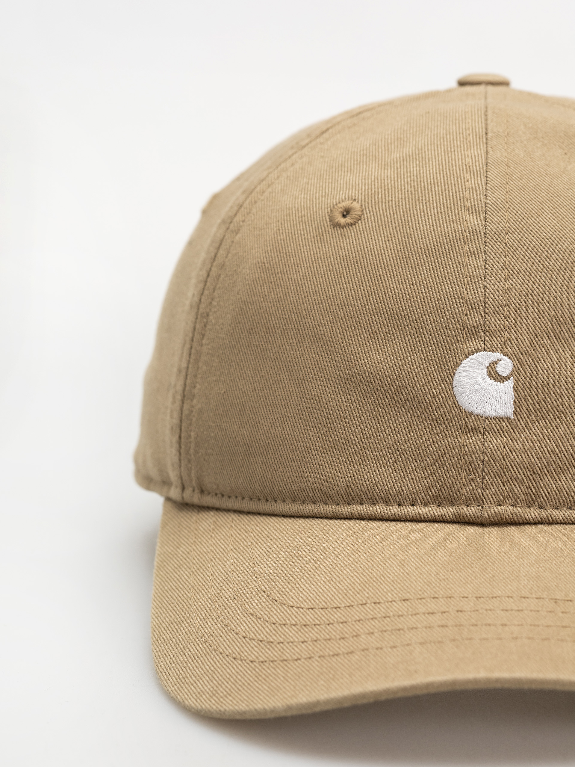 Carhartt WIP Madison Logo Cap (leather/white)