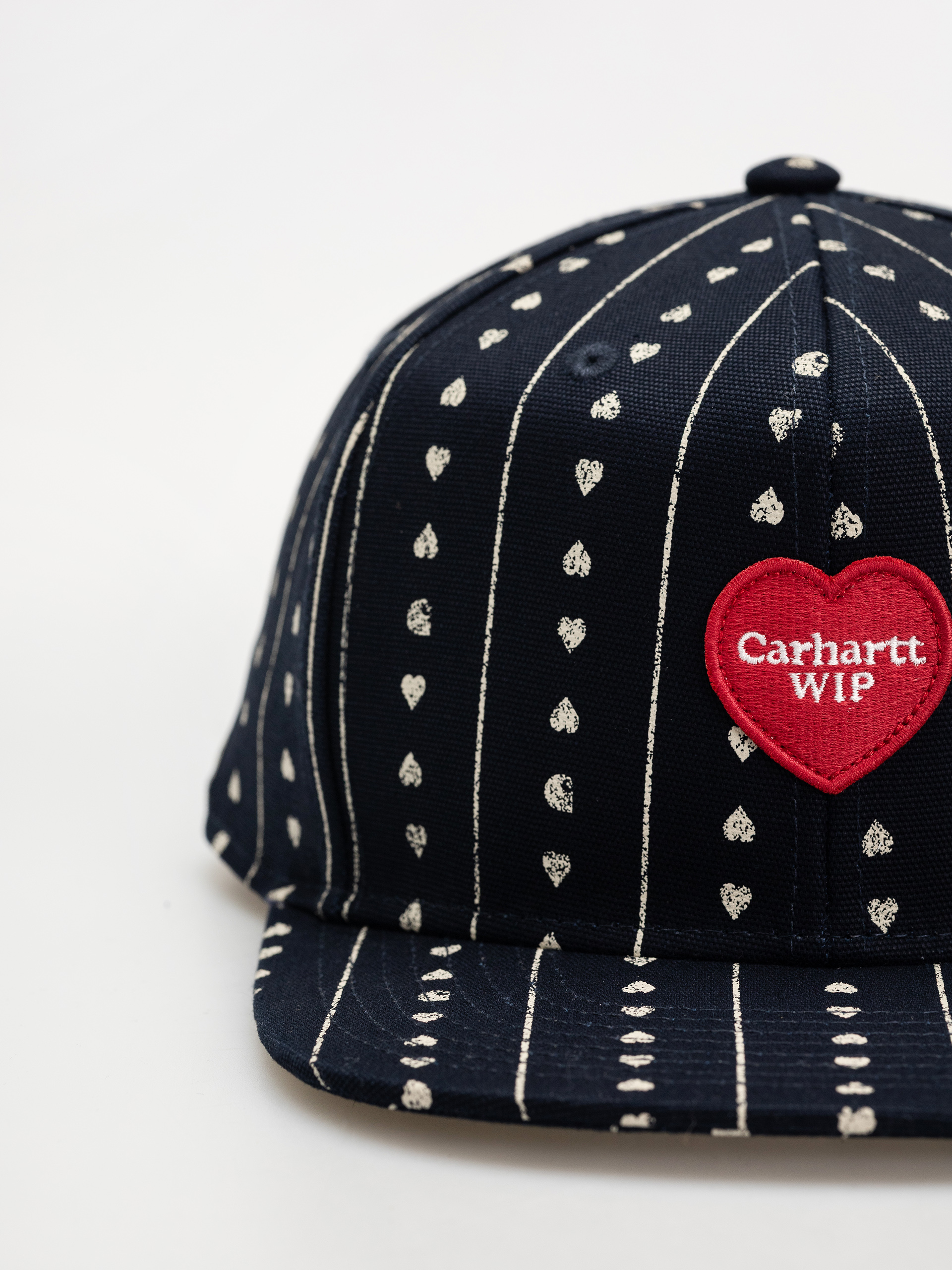 Carhartt WIP Drewe Cap (heart c pinstripe/ink/natural/dark navy)