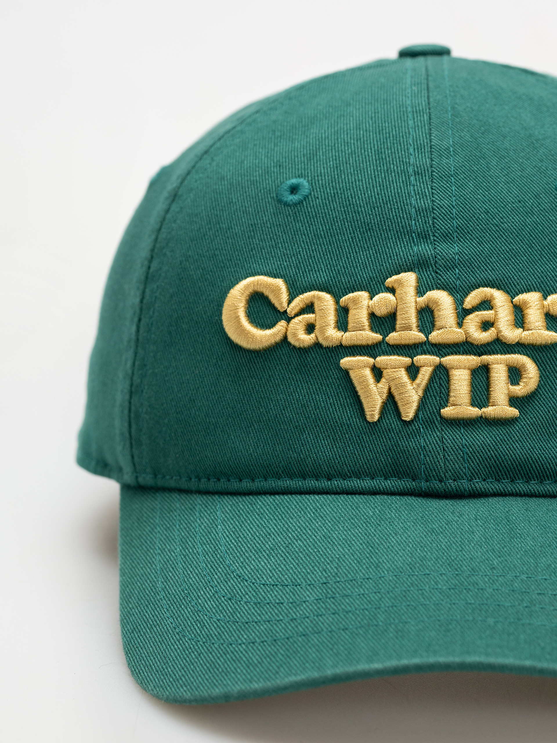 Carhartt WIP Carhartt WIP Script Cap - green (rainforest/air yellow)