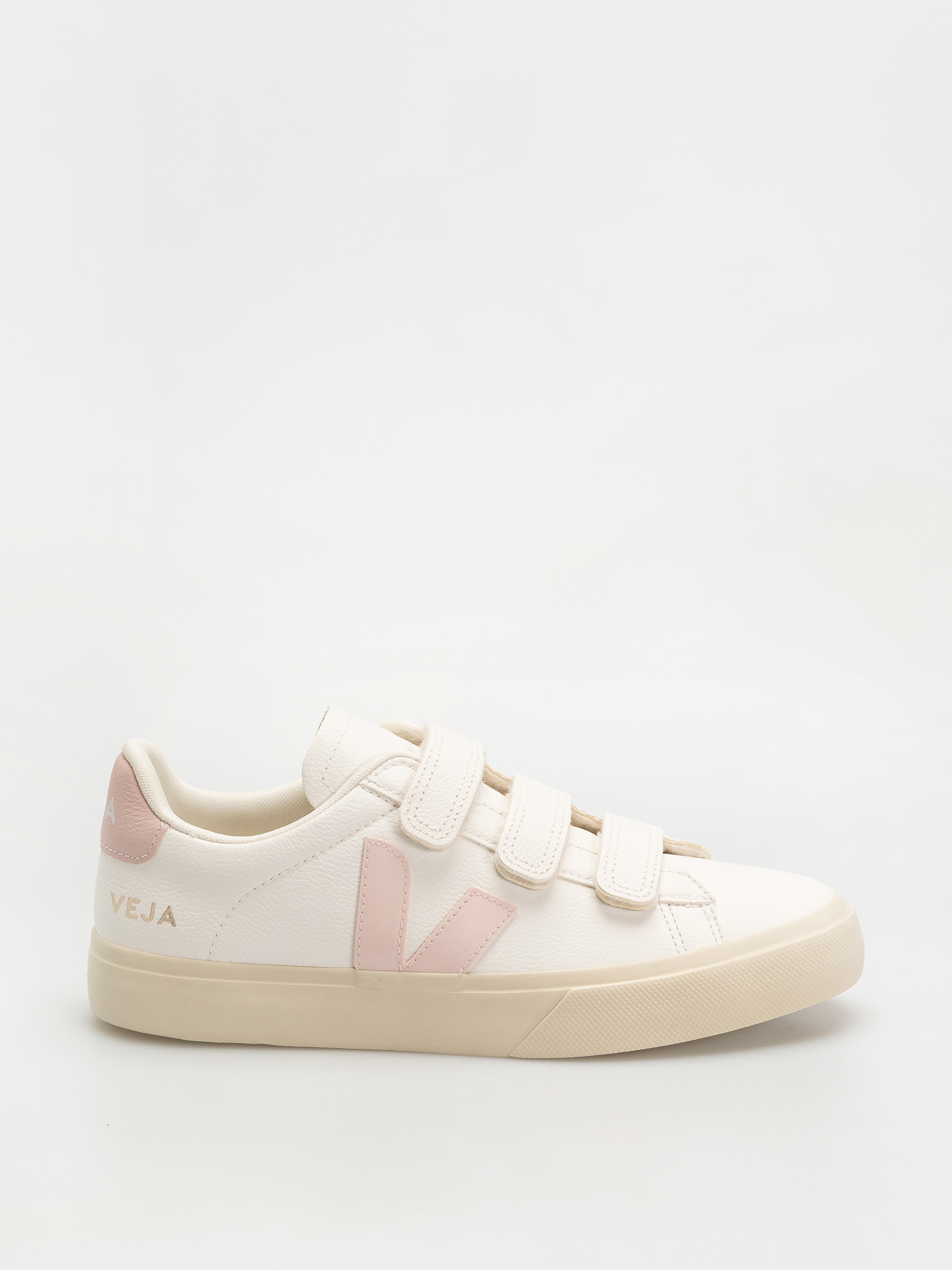 VEJA★RECIFE LOGO★ベルクロ★EXTRA WHITE/PETALE RECIFE LEATHER WHITE PETALE | VEJA