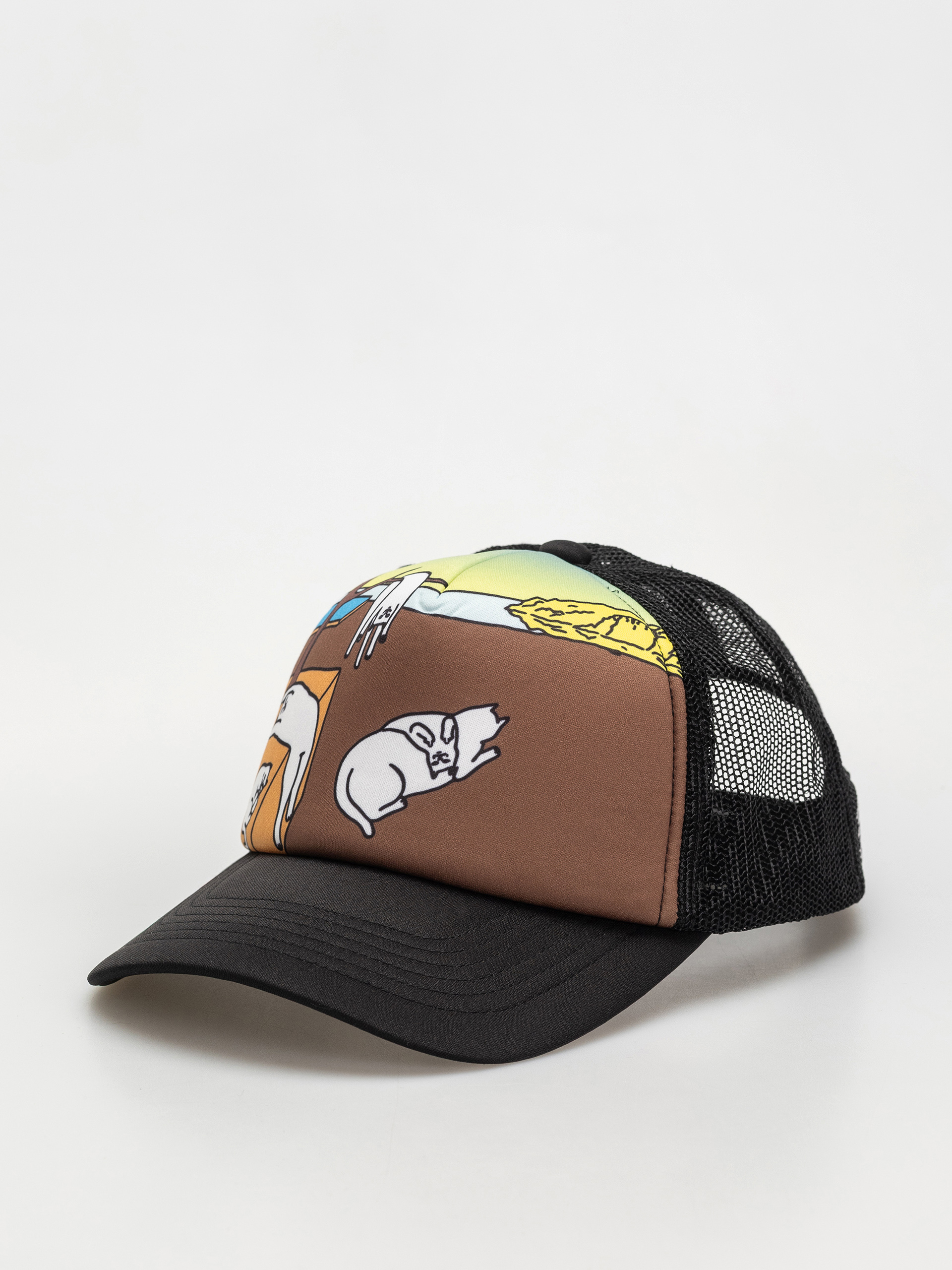 Ripndip Casetify Nermal Trucker Hat Cap Black キャップ Casetify x Ripndip Nermal Trucker Hat (Black) – RIPNDIP