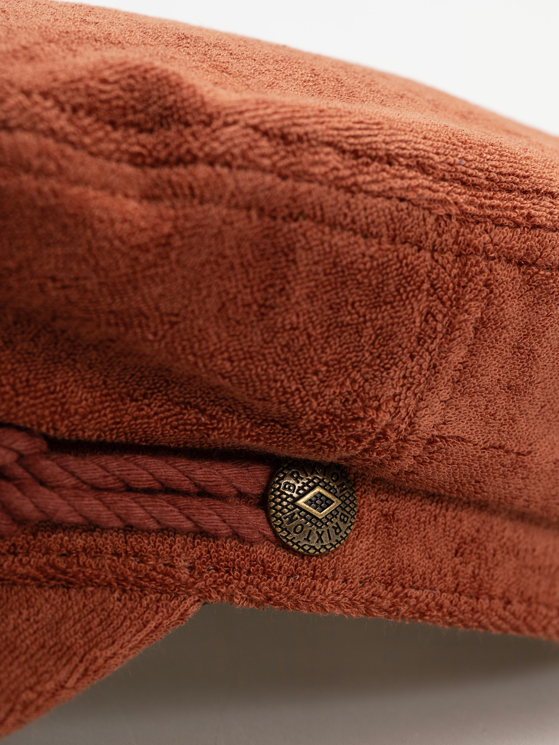 Brixton Fiddler Cap Schirmmütze (burnt brick terry cloth)