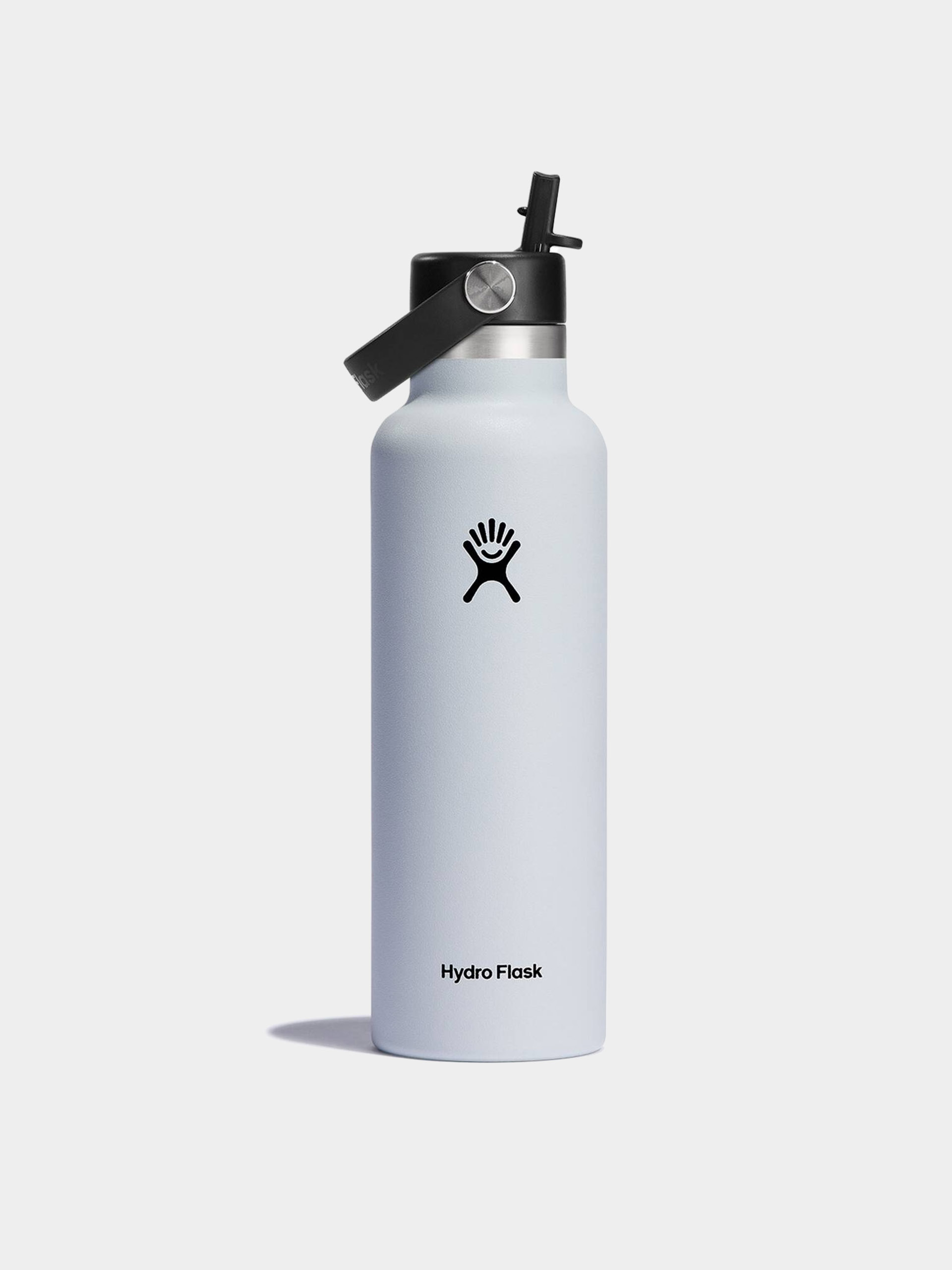 Hydro Flask Bottle Standard Mouth Flex Straw Cap 621ml (white)