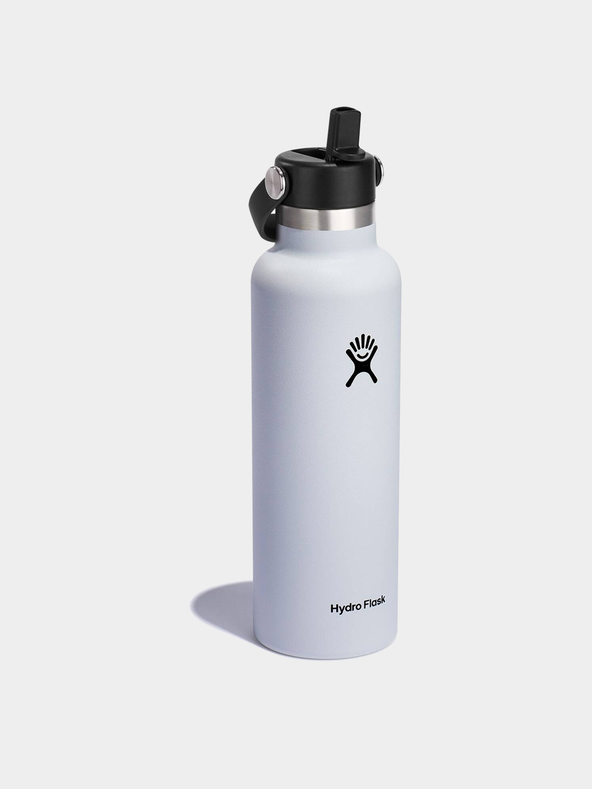 Hydro Flask Bottle Standard Mouth Flex Straw Cap 621ml (white)