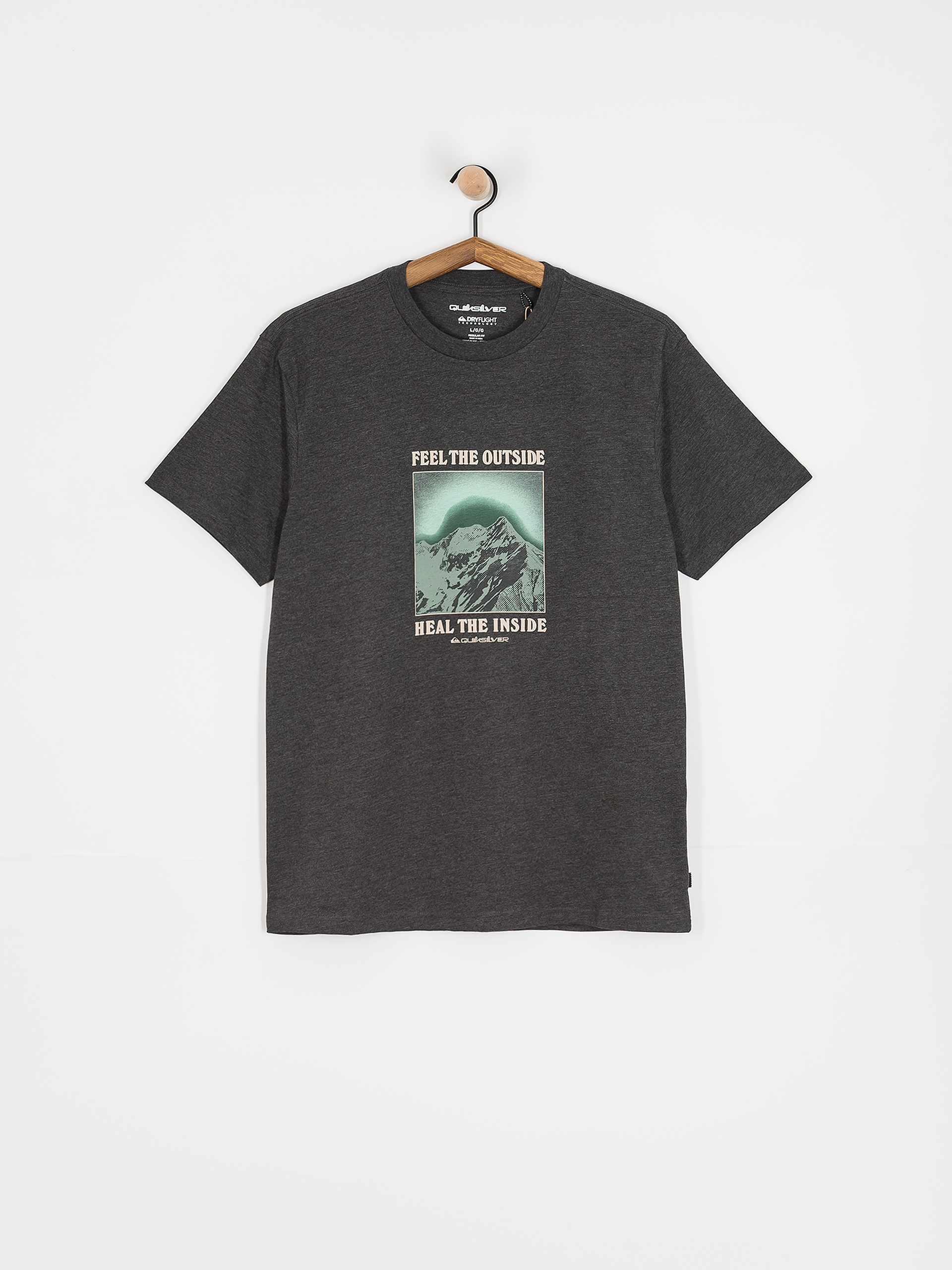 Quiksilver Feel The Outside T-Shirt (tarmac)