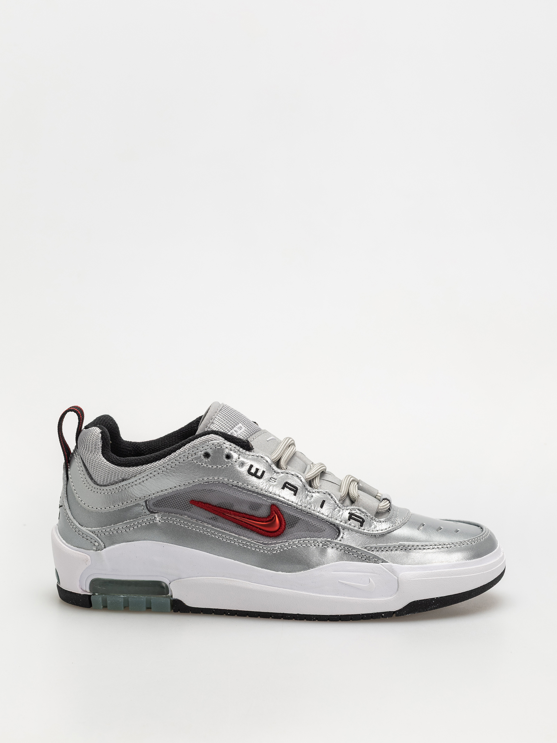 Nike SB Shoes AIR MAX ISHOD PRM (metallic silver/varsity red)