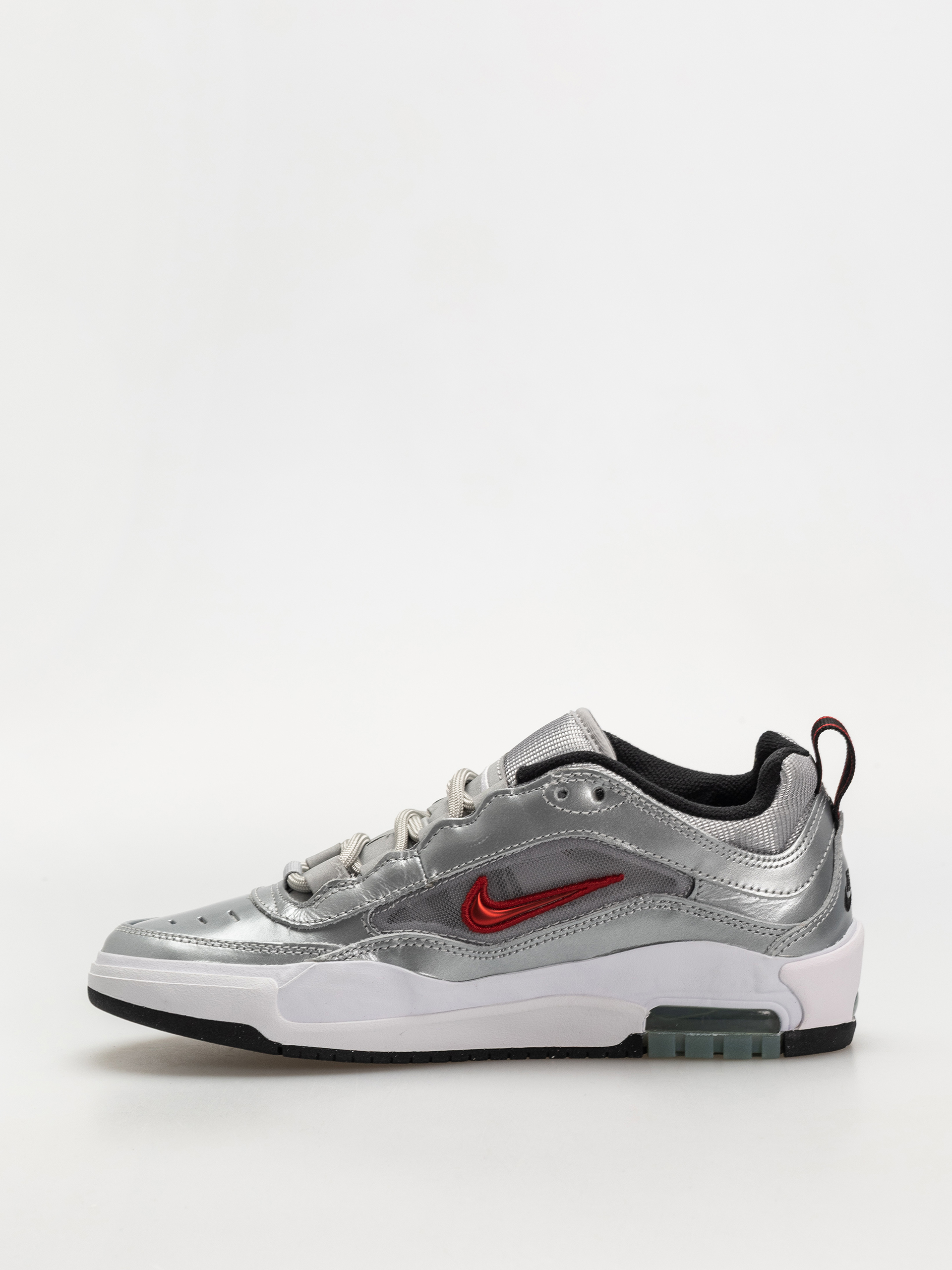 Nike SB Shoes AIR MAX ISHOD PRM (metallic silver/varsity red)