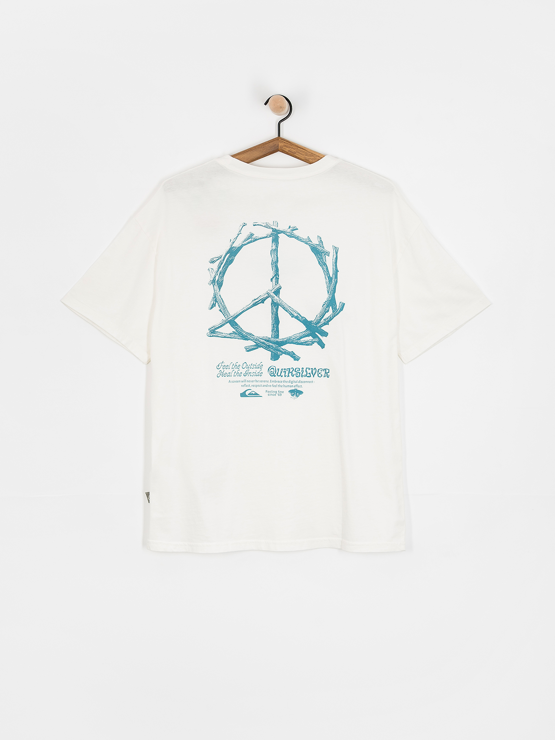 Quiksilver T-Shirt Tree Connection (snow white)