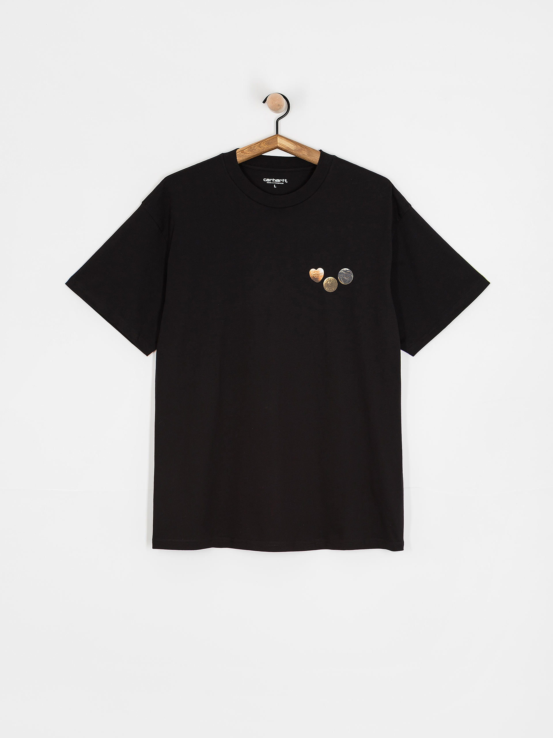 Carhartt WIP T-Shirt Button (black)