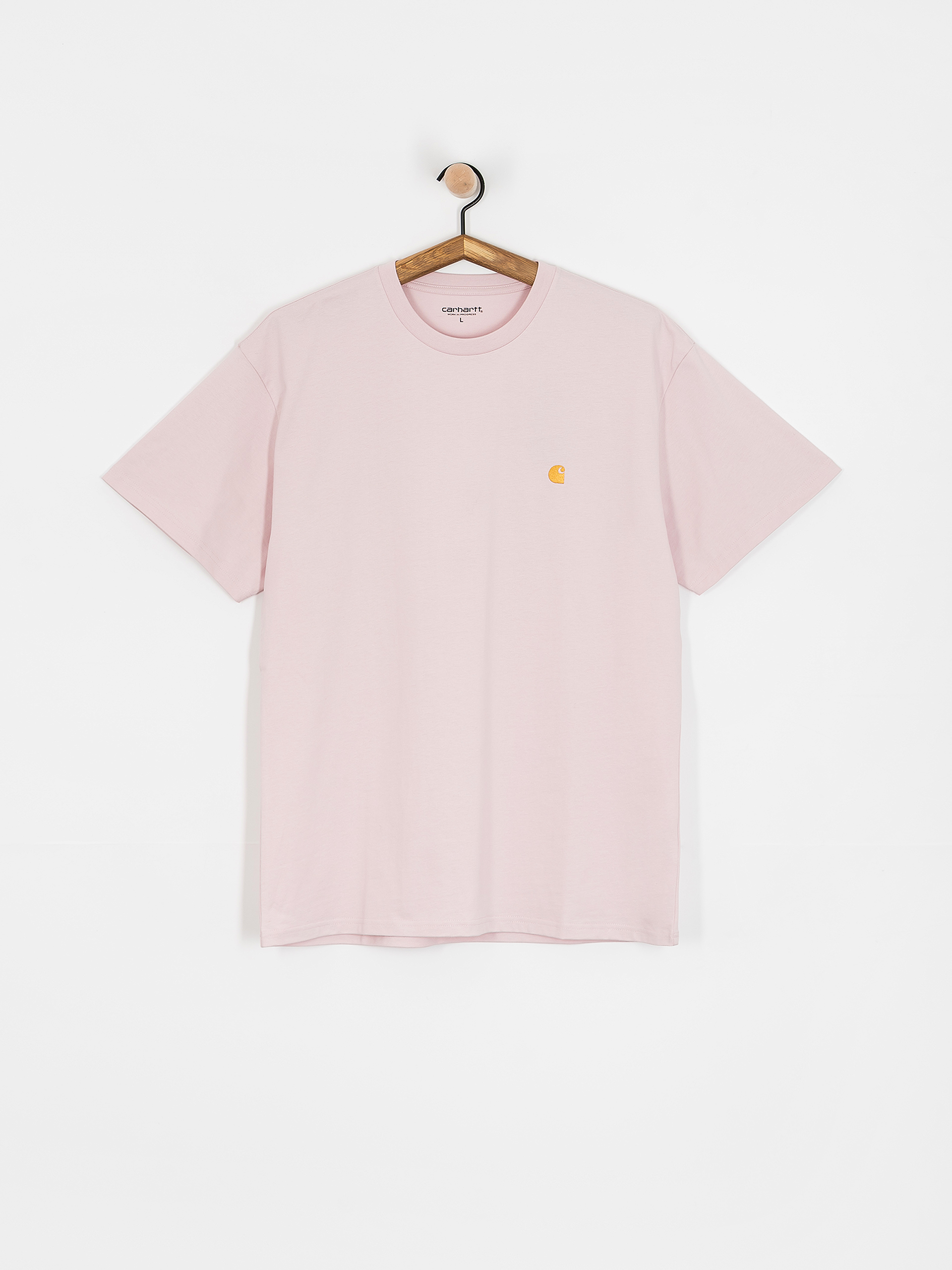 Carhartt WIP Chase T-Shirt (air pink/gold)