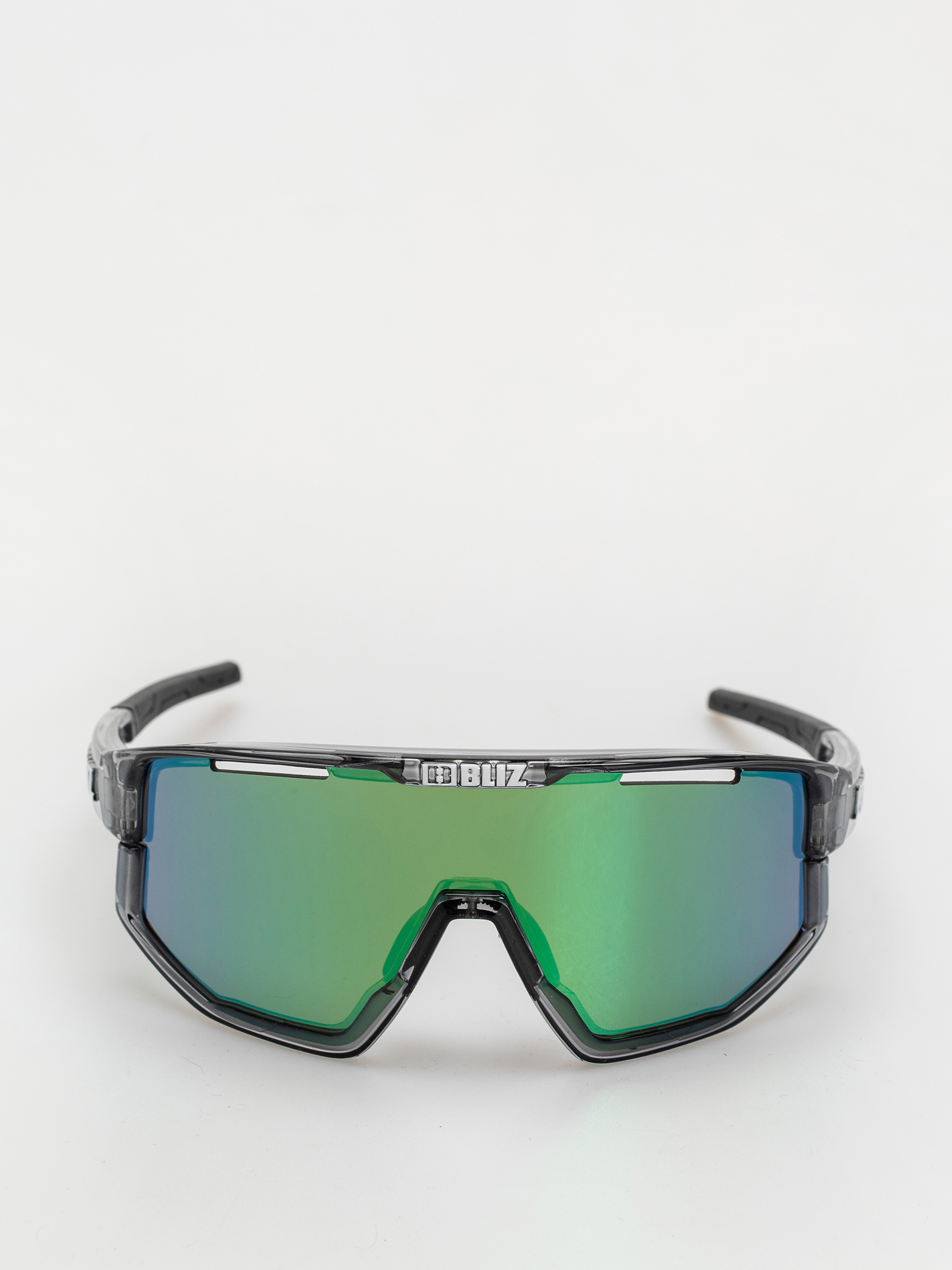 Bliz Sonnenbrille Fusion (crystal black/brown w green multi)