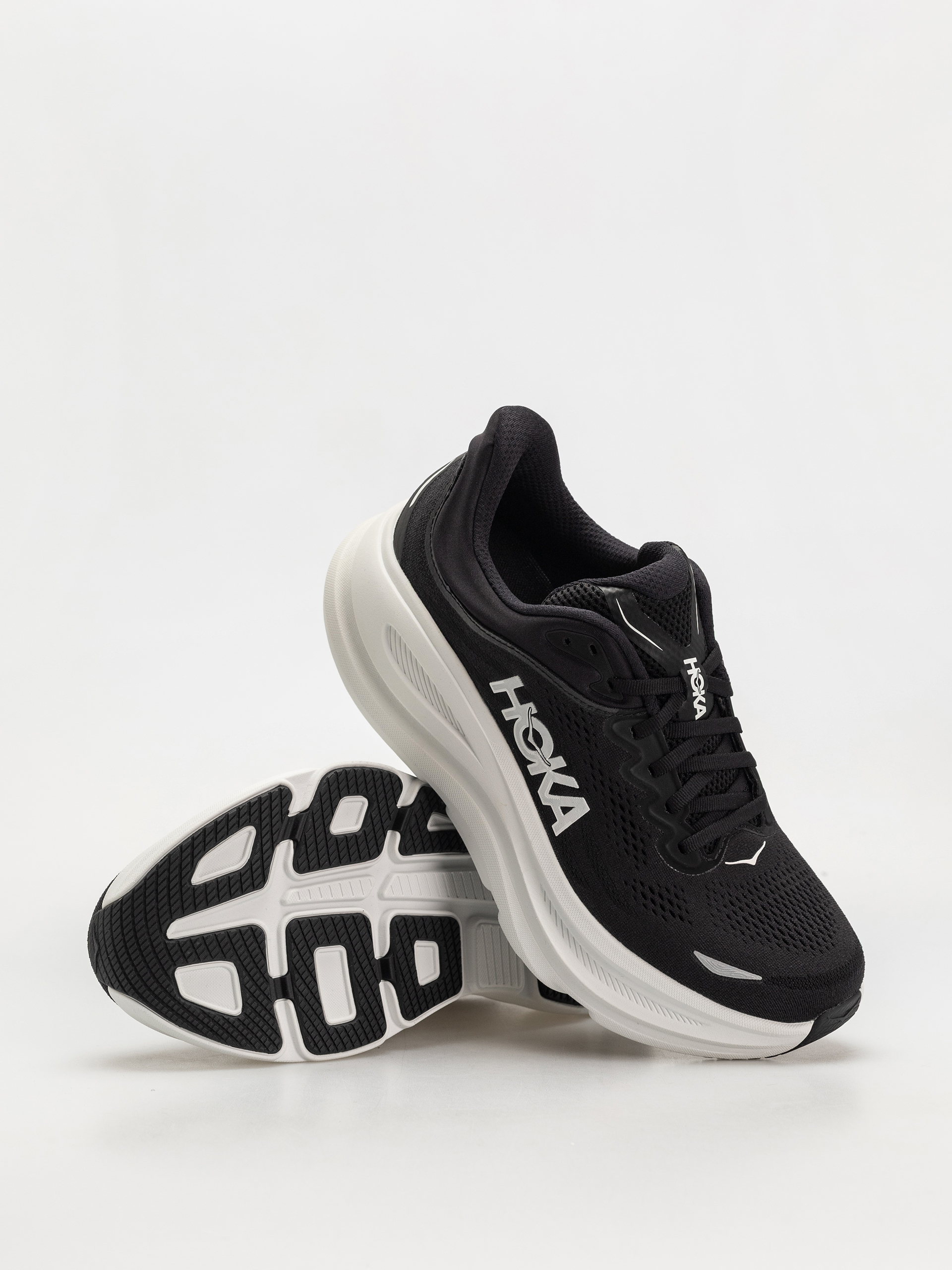 Hoka Bondi 9 Shoes (black/white)