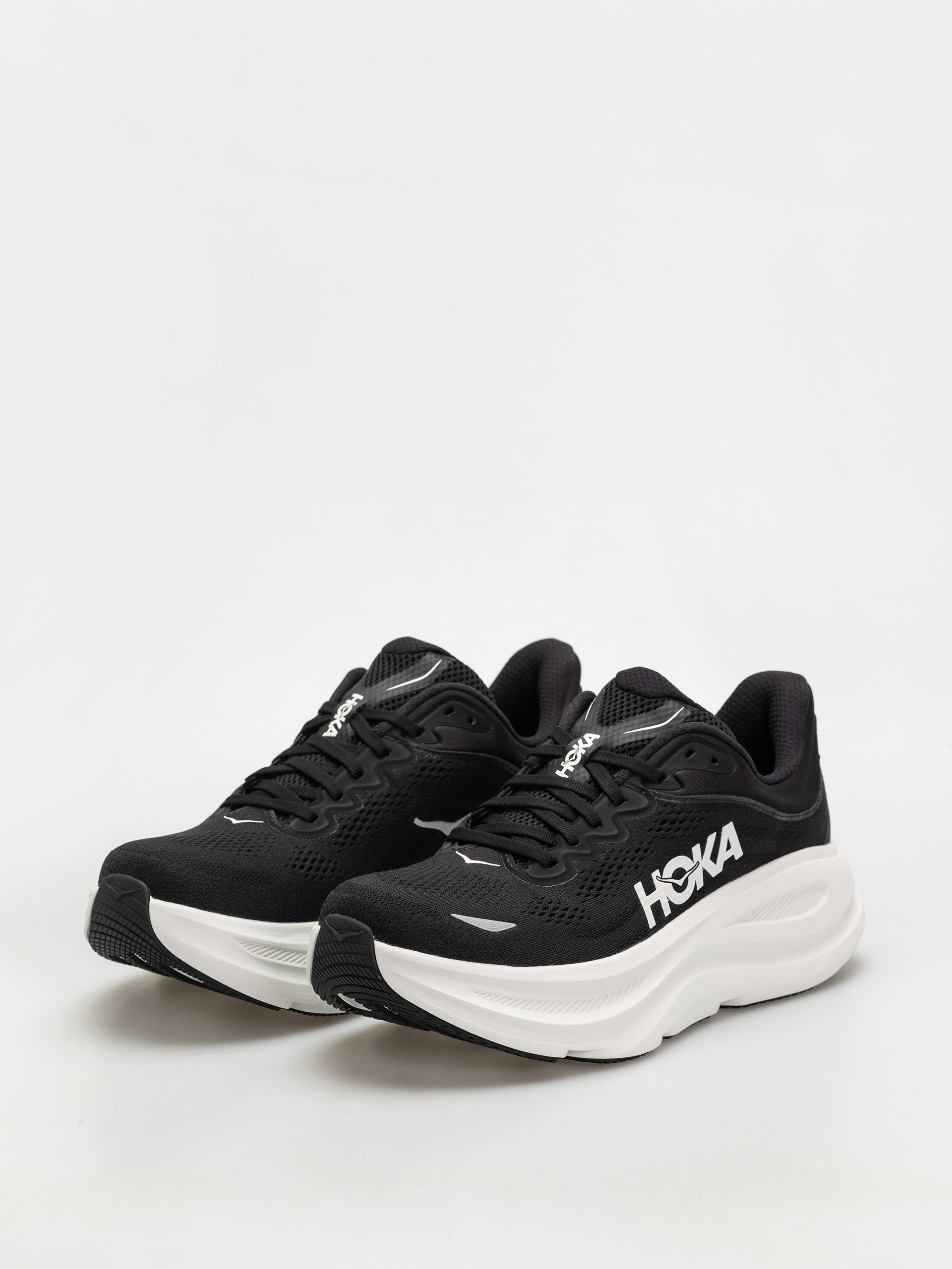Hoka Bondi 9 Shoes (black/white)