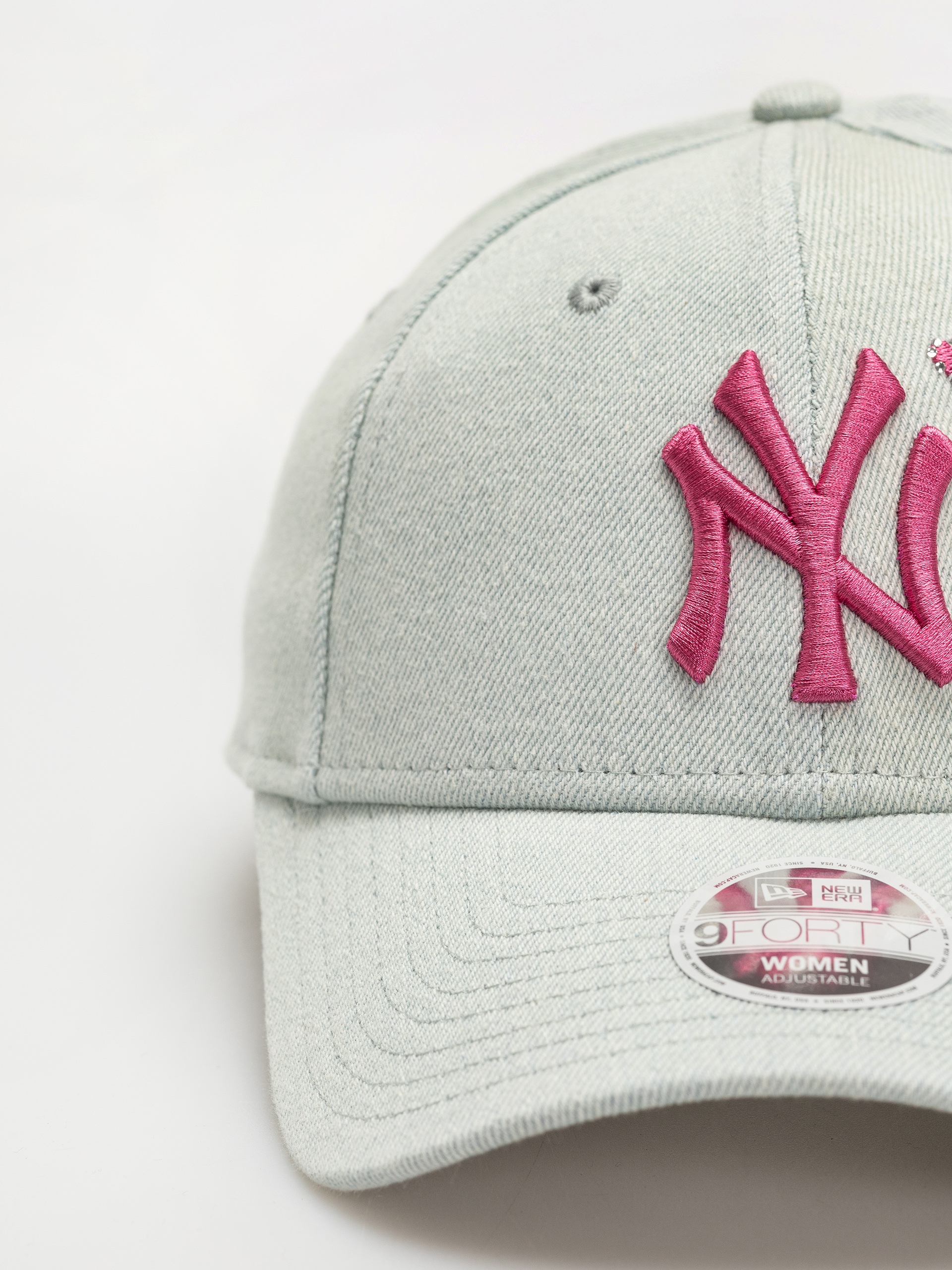 New Era Cap Denim Icon 9Forty New York Yankees Wmn (pastel blue)
