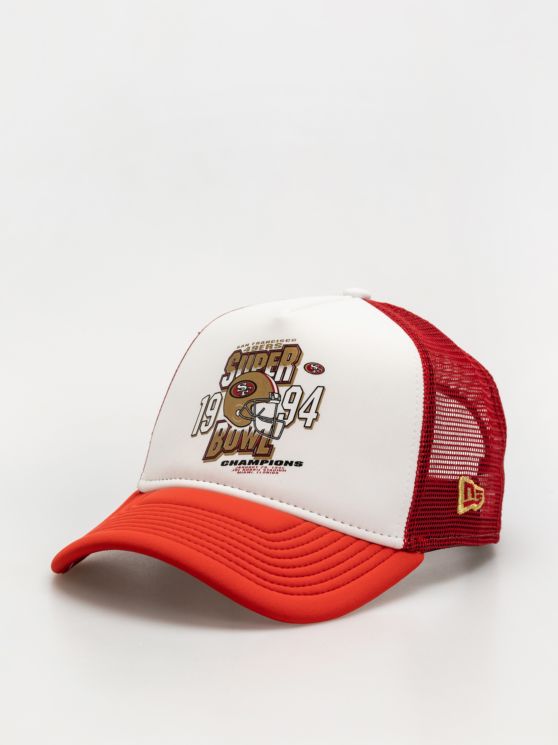 New Era Superbowl Trucker 49Ers Cap (red)