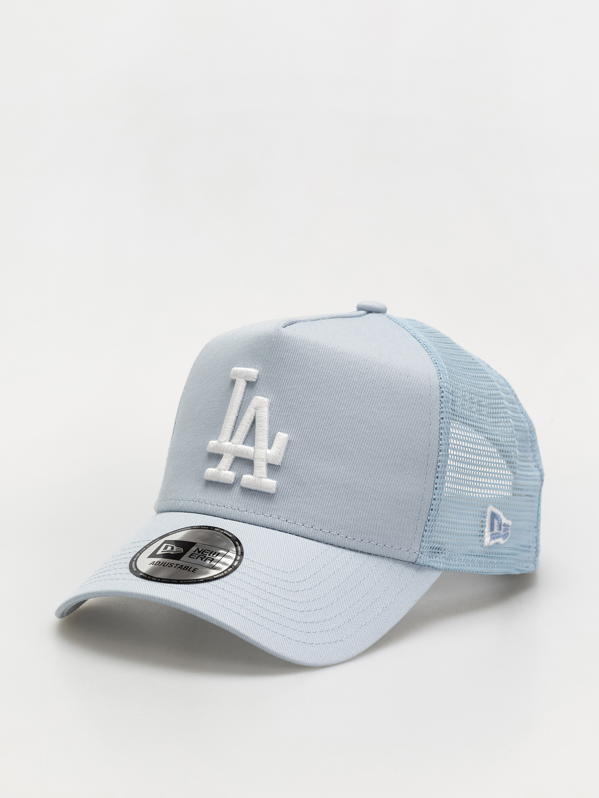 New Era League Essential Trucker La Dodgers Cap (pastel blue)