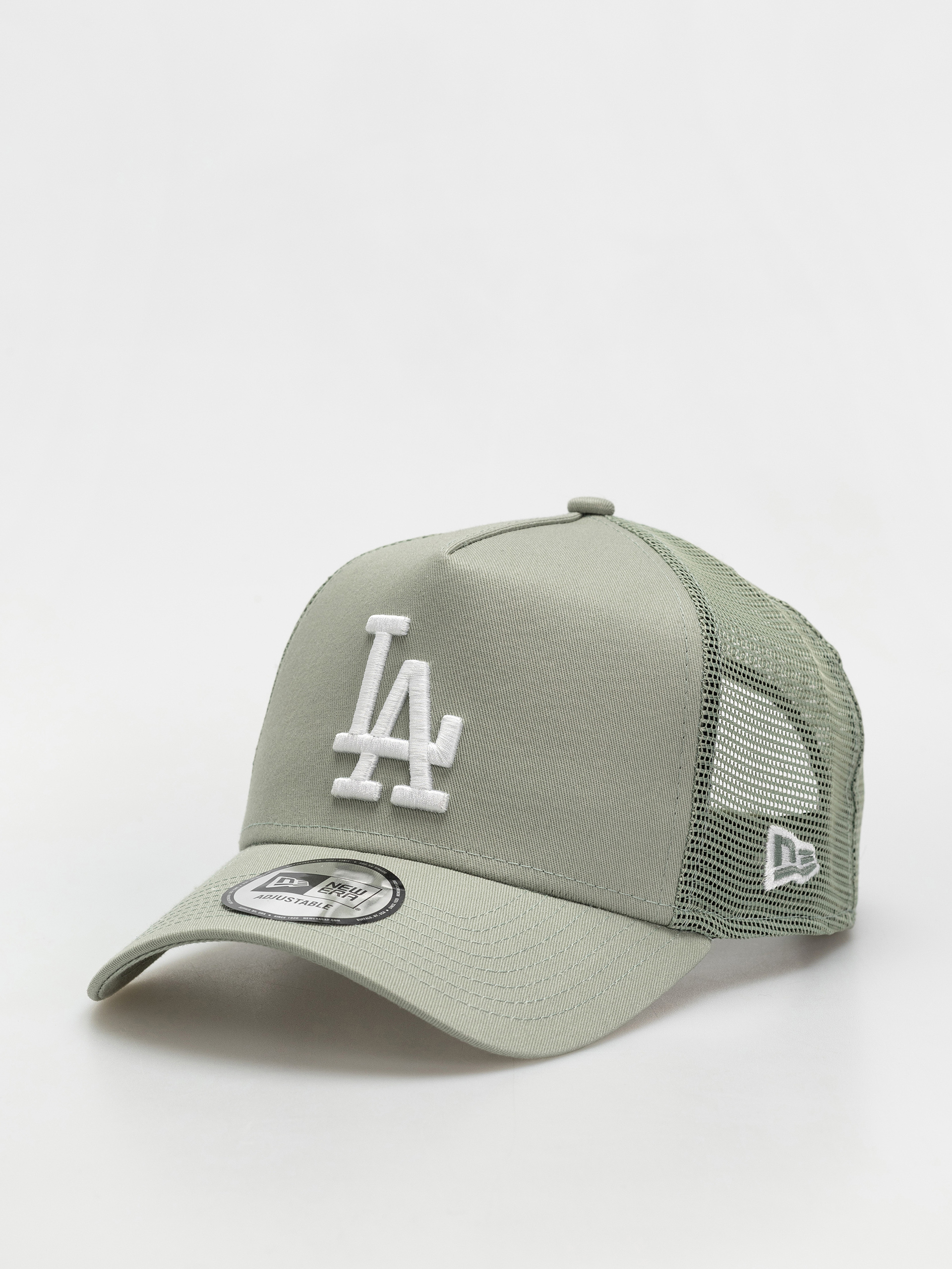 New Era League Essential Trucker La Dodgers Cap (green pstl)