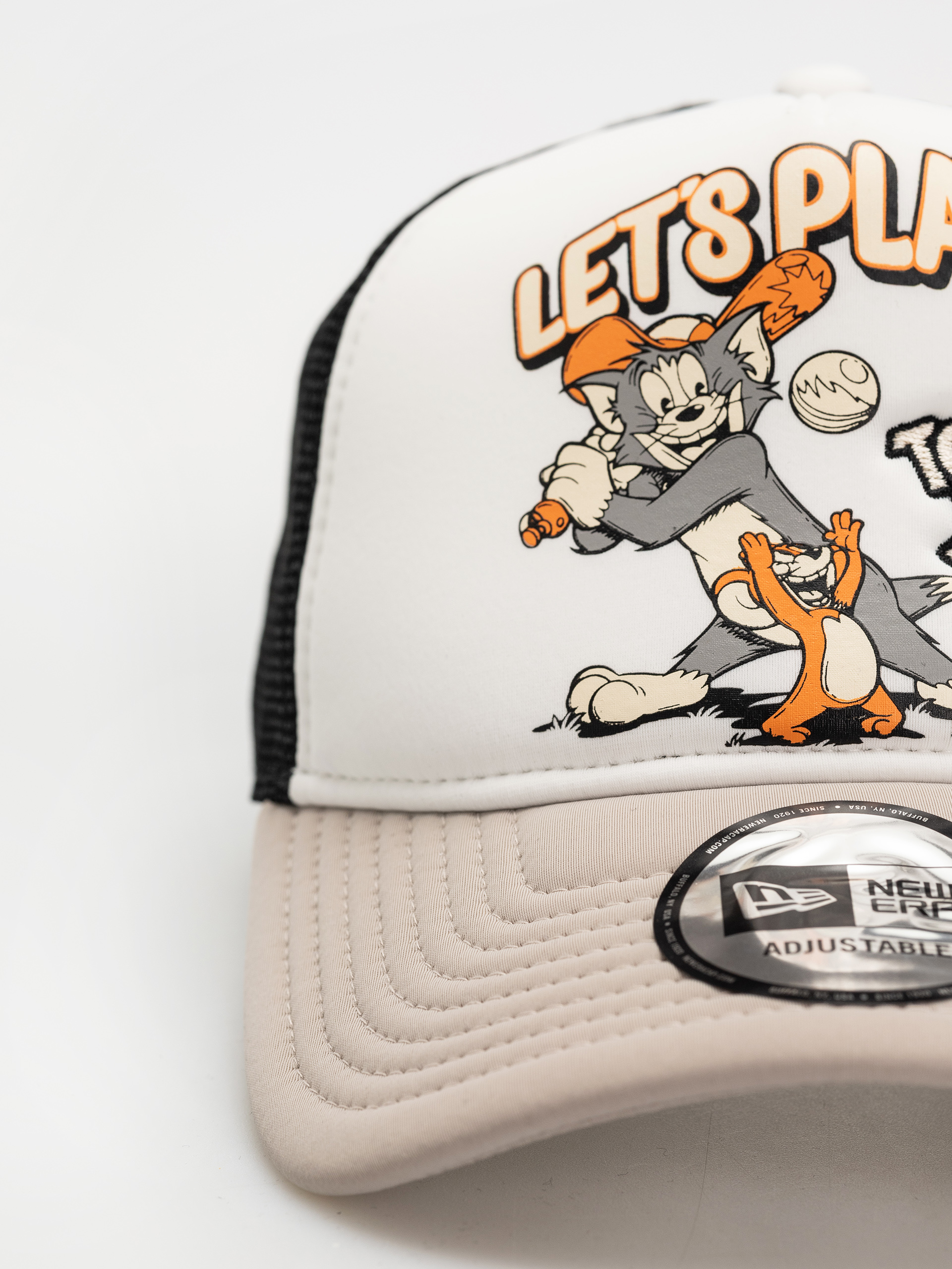 New Era Tom And Jerry Trucker Cap (grey)