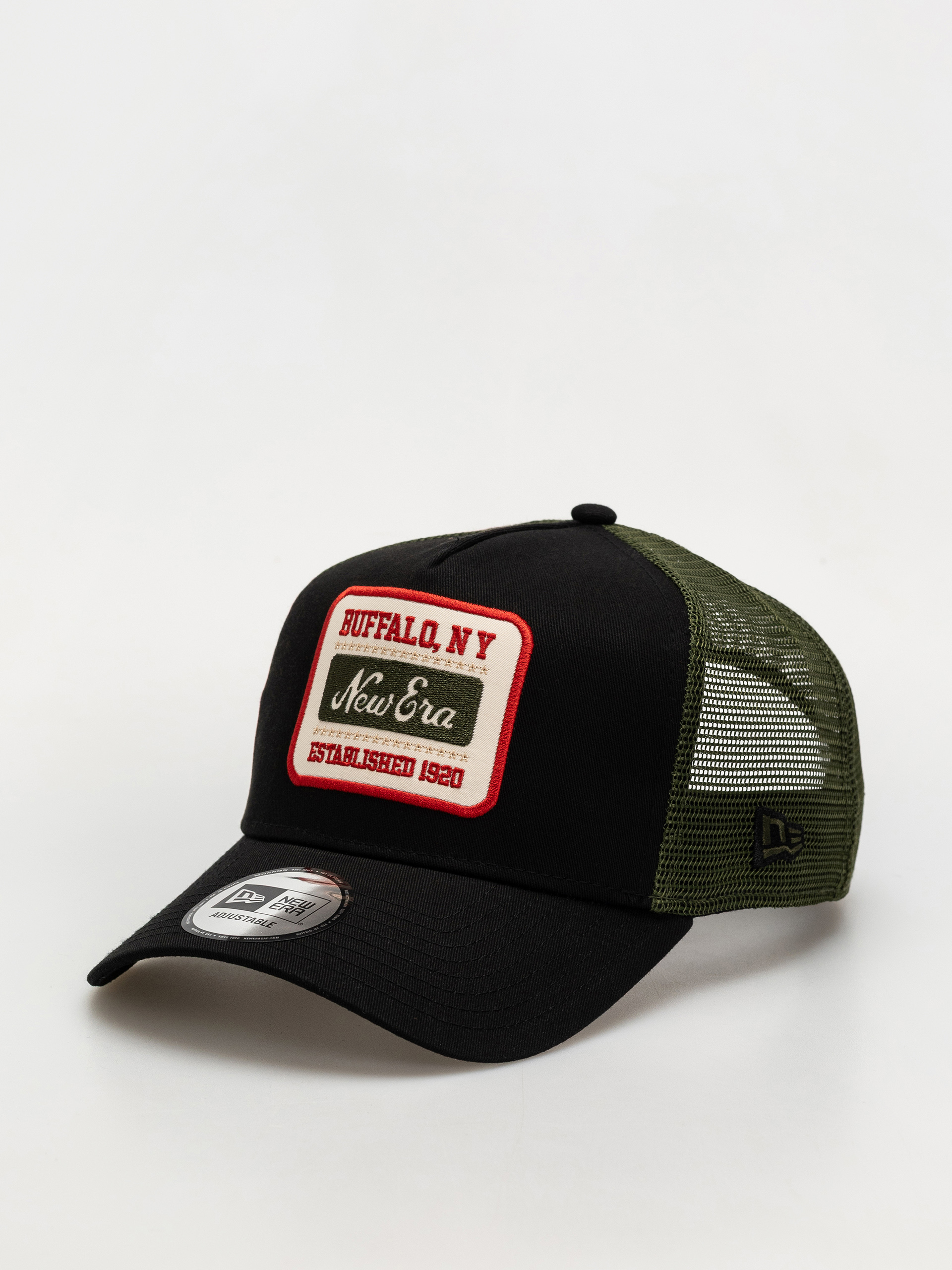 New Era Patch Trucker Newera Cap (black)