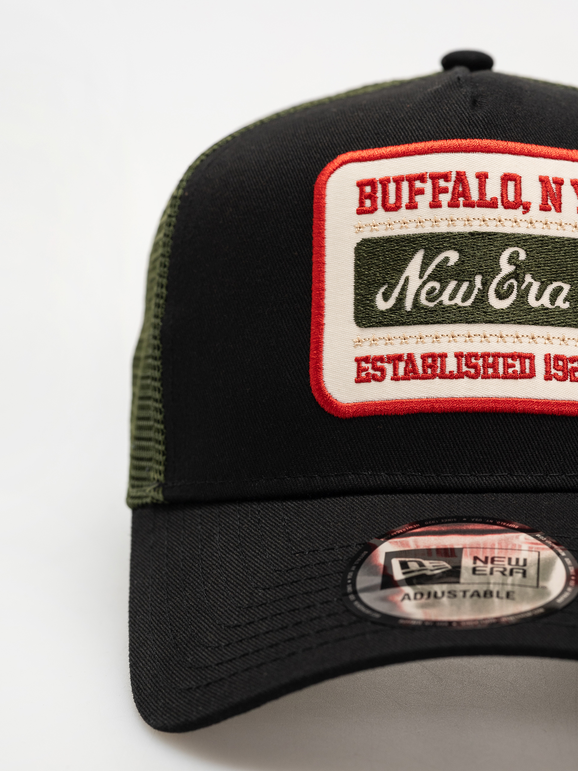 New Era Patch Trucker Newera Cap (black)