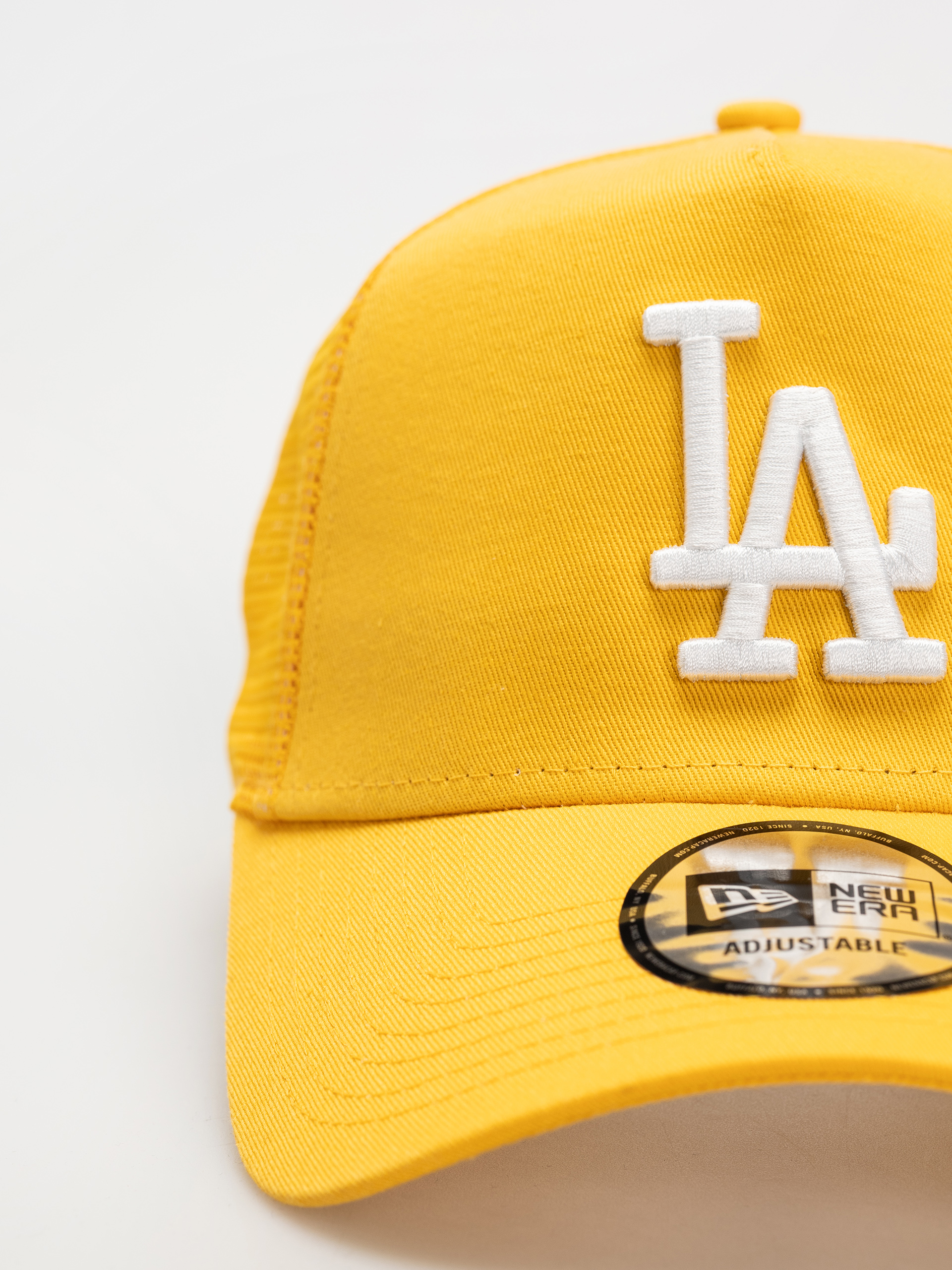 New Era League Essential Trucker La Dodgers Cap (med yellow)