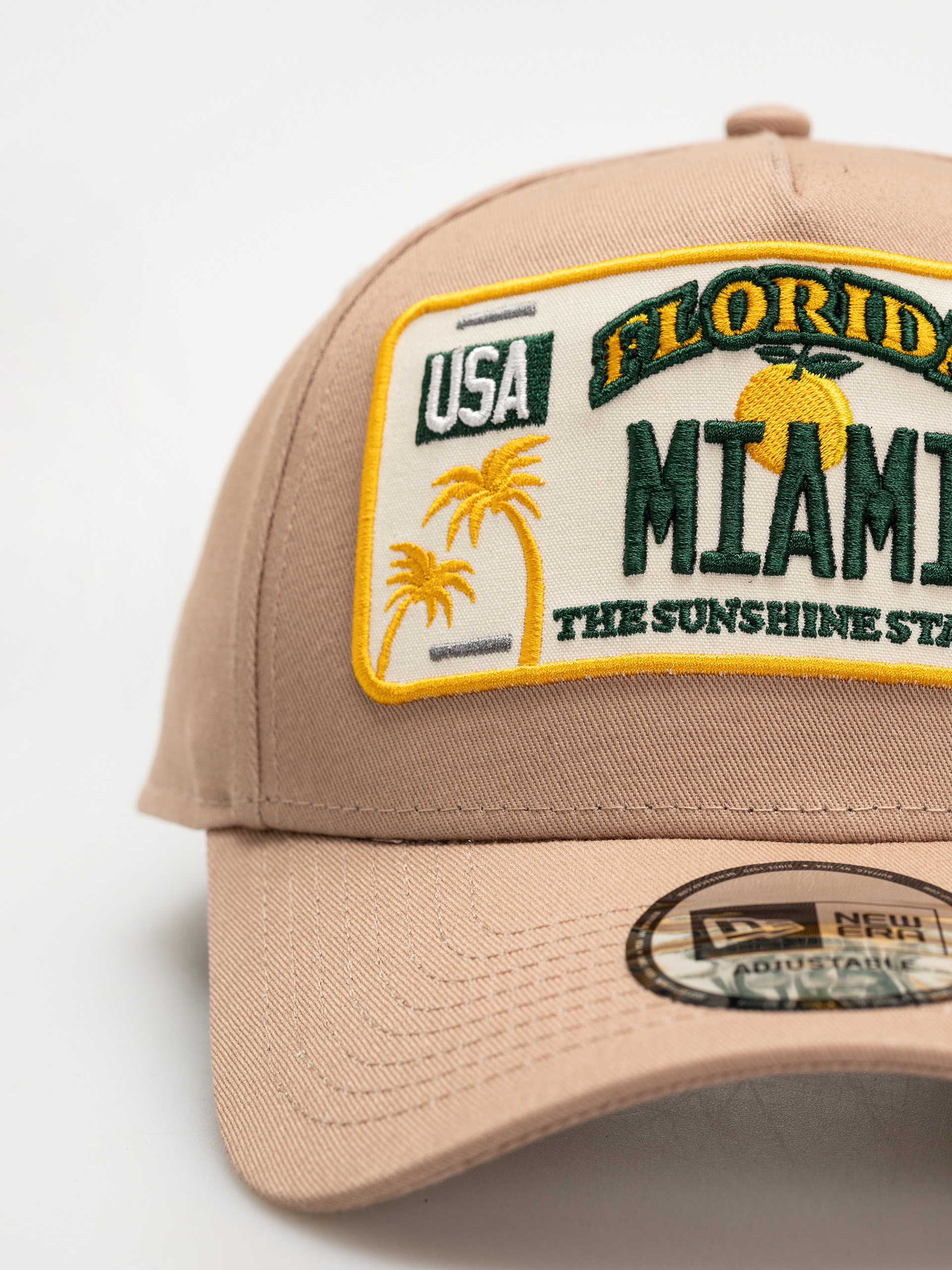 New Era Cap License Plate Eframe Newera (med beige)