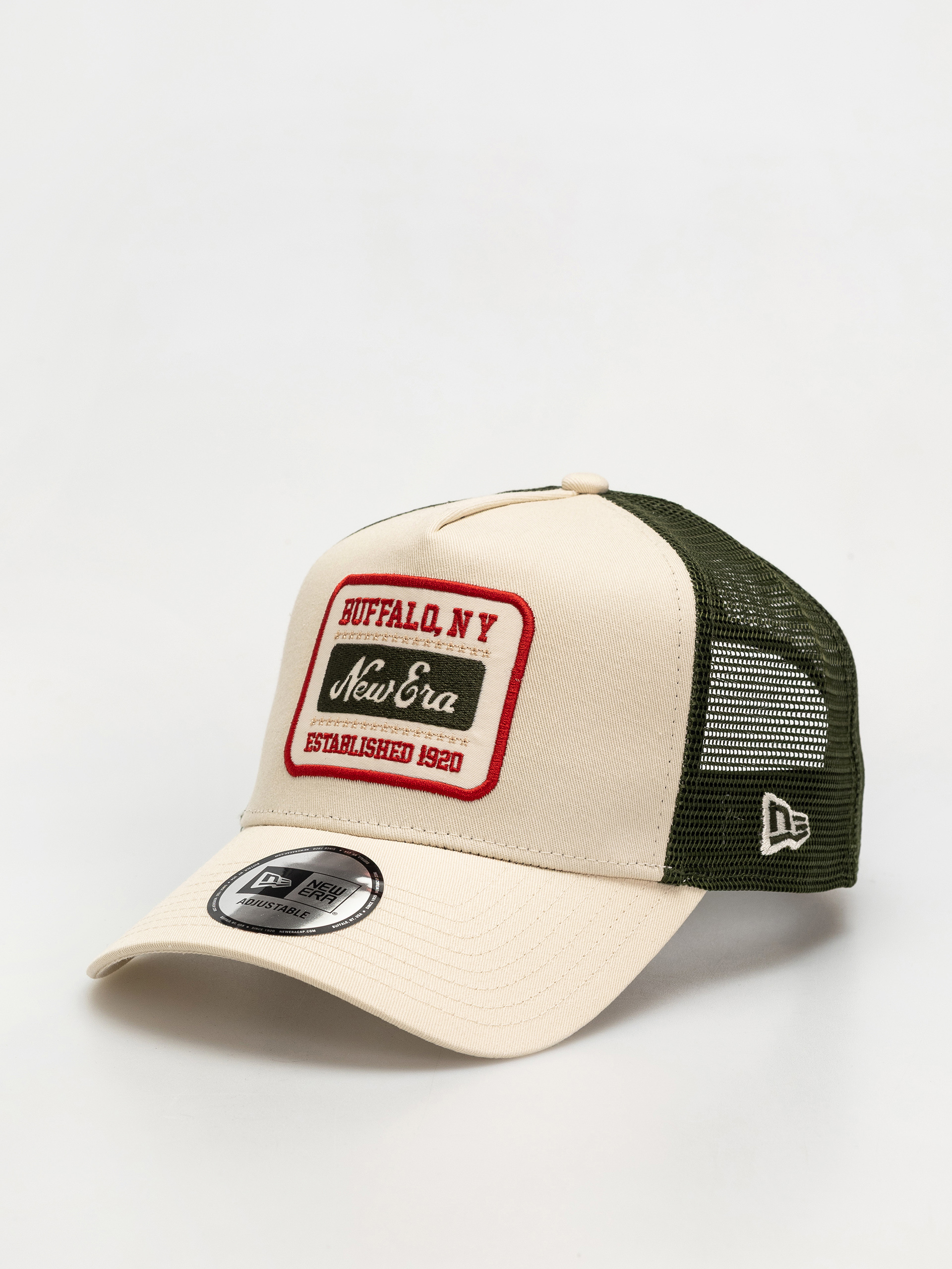 New Era Cap Patch Trucker (light beige)