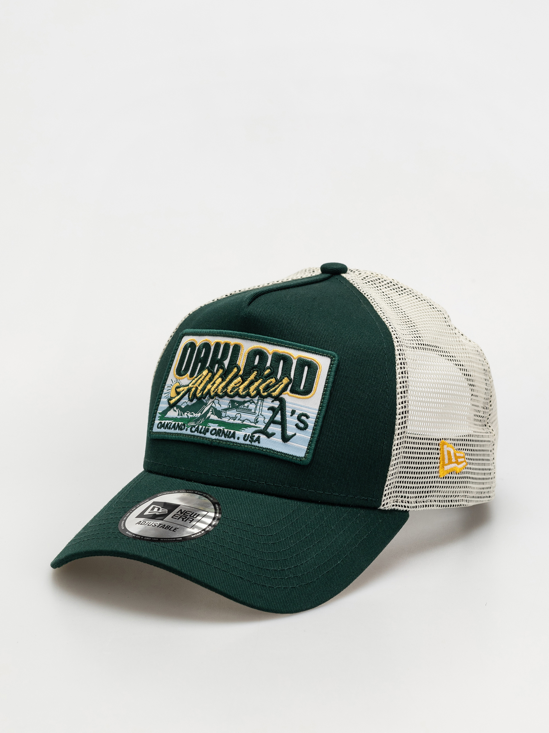 New Era Cap MLB Patch Trucker Athletics (dark green)