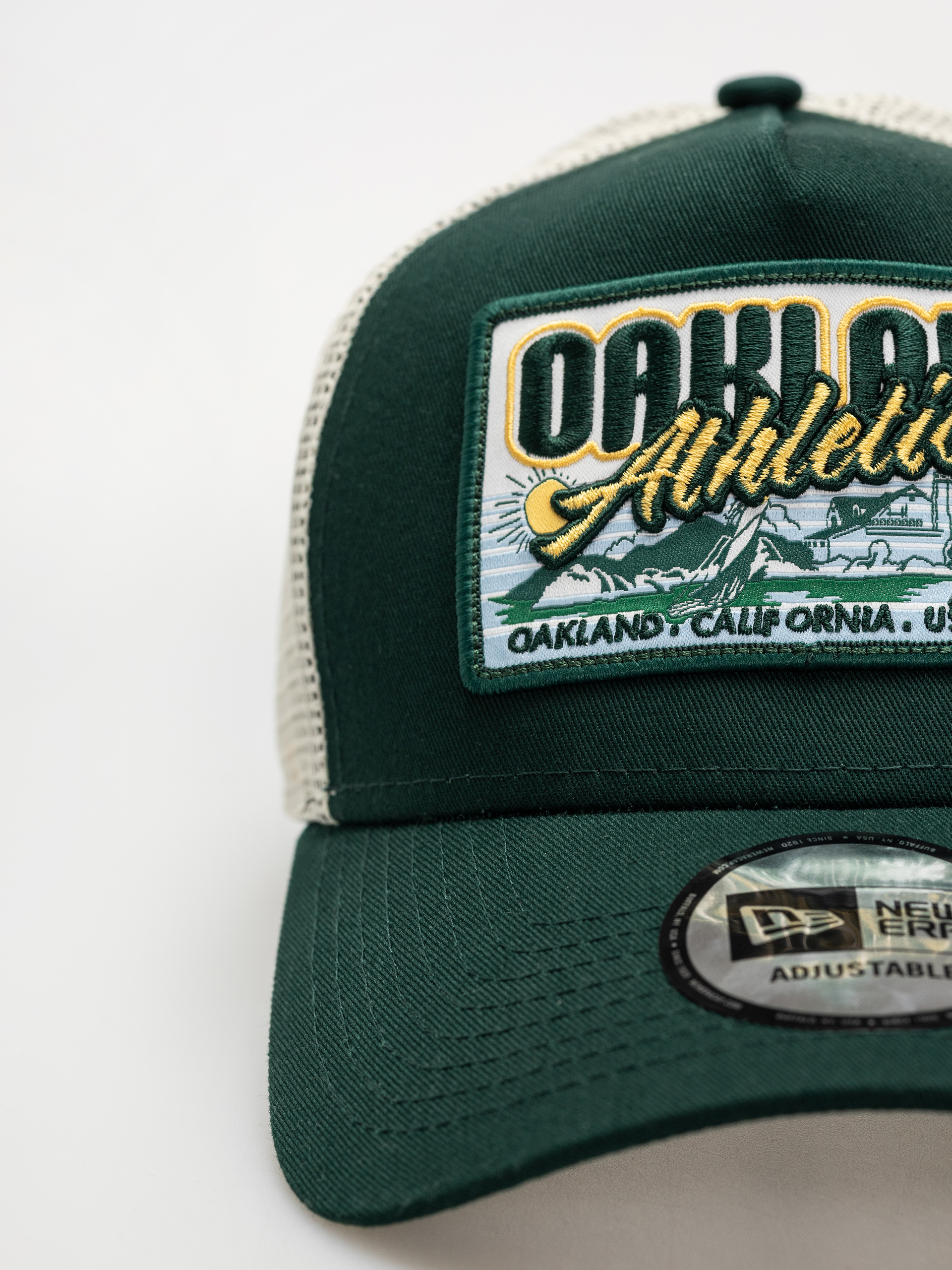 New Era Cap MLB Patch Trucker Athletics (dark green)