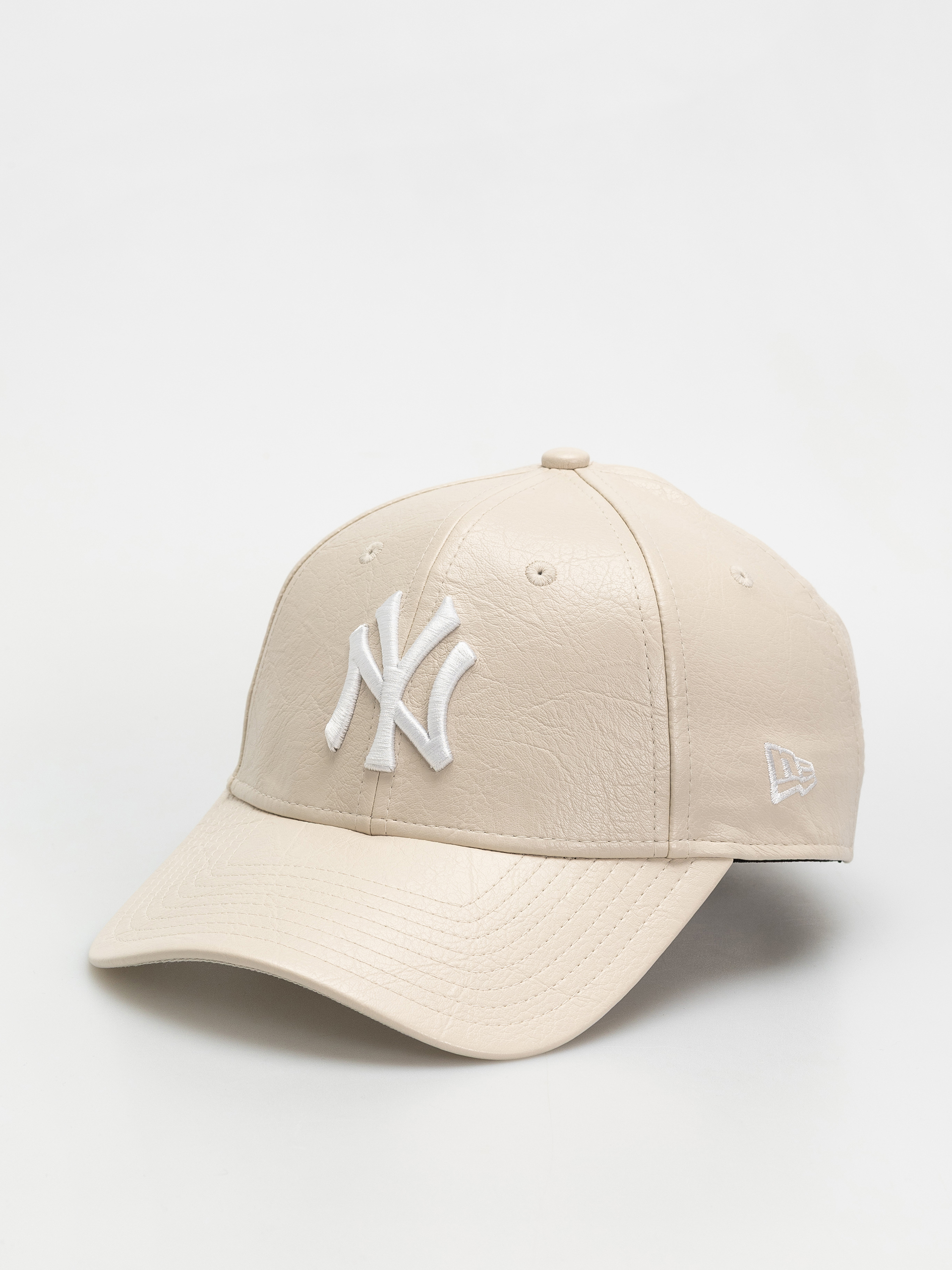 New Era Cap Crinkled Pu 9Forty New York Yankees Wmn (light beige)