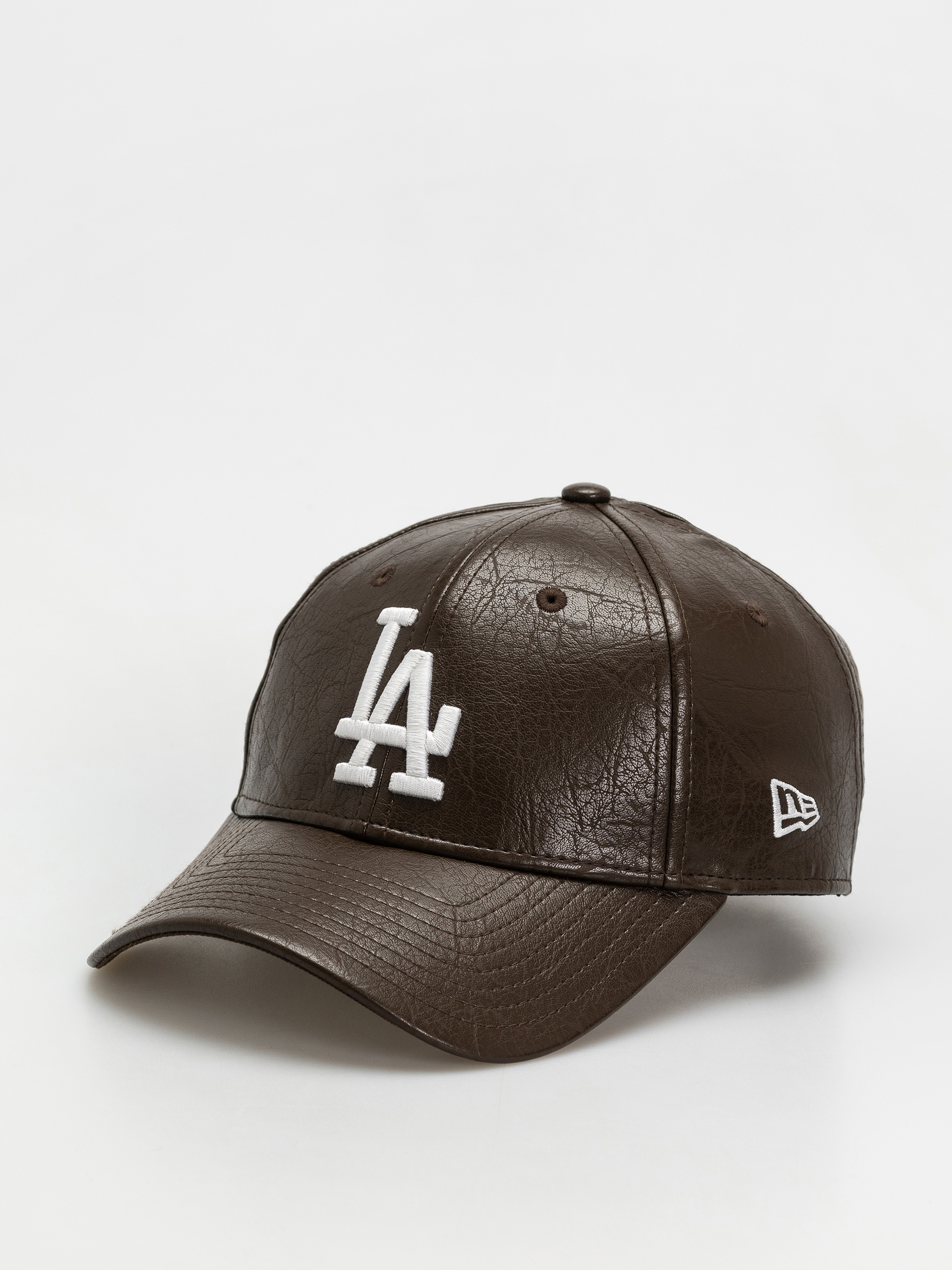 New Era Cap Crinkled Pu 9Forty La Dodgers Wmn (dark brown)