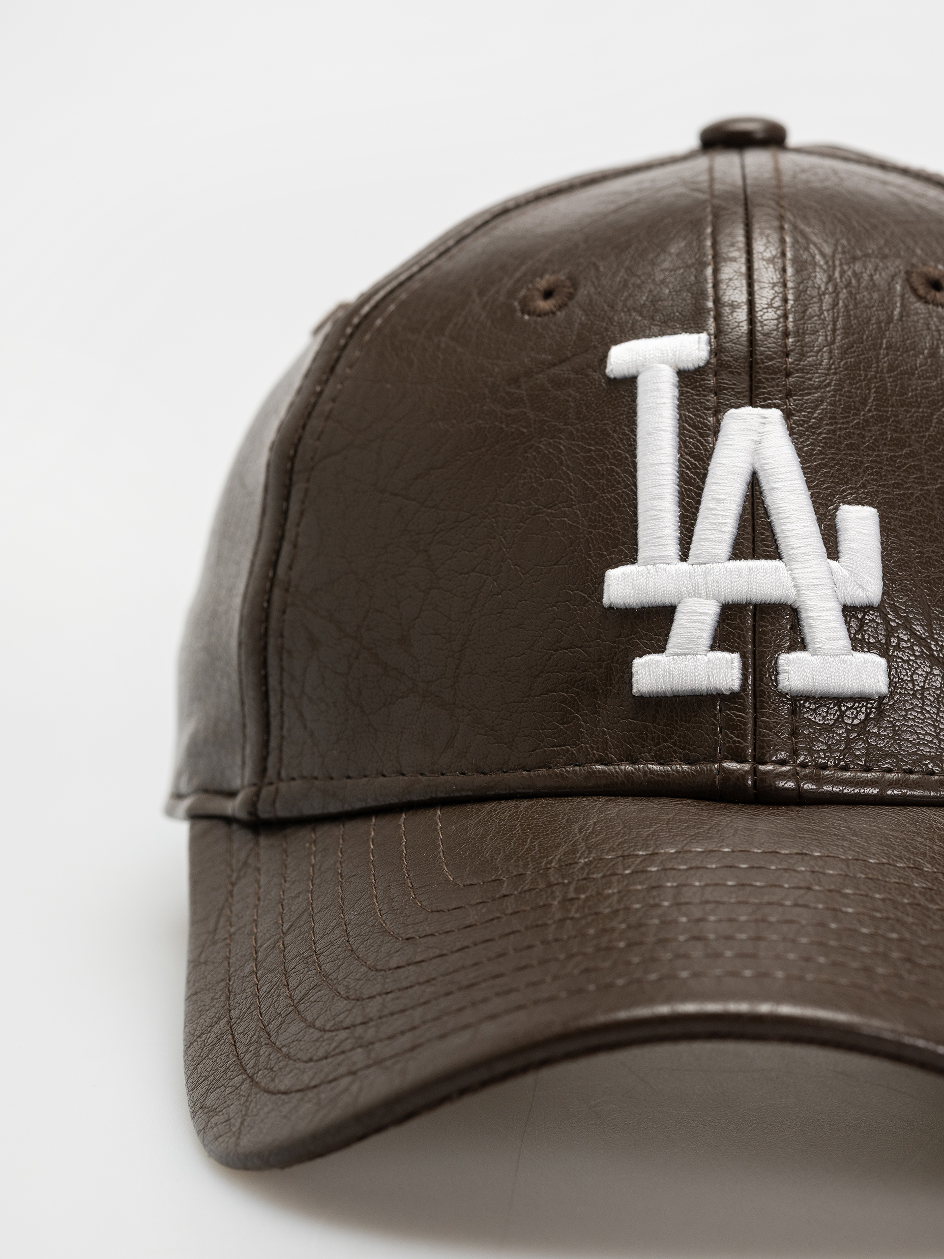 New Era Cap Crinkled Pu 9Forty La Dodgers Wmn (dark brown)