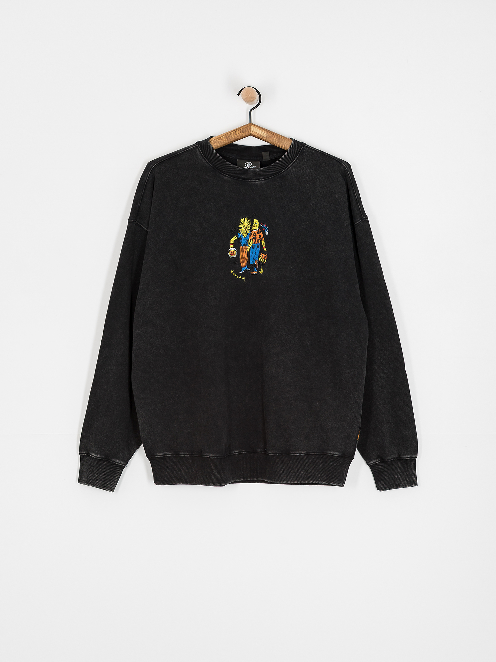 Volcom Fa Bob Mollema Crew Sweatshirt (light acid black)