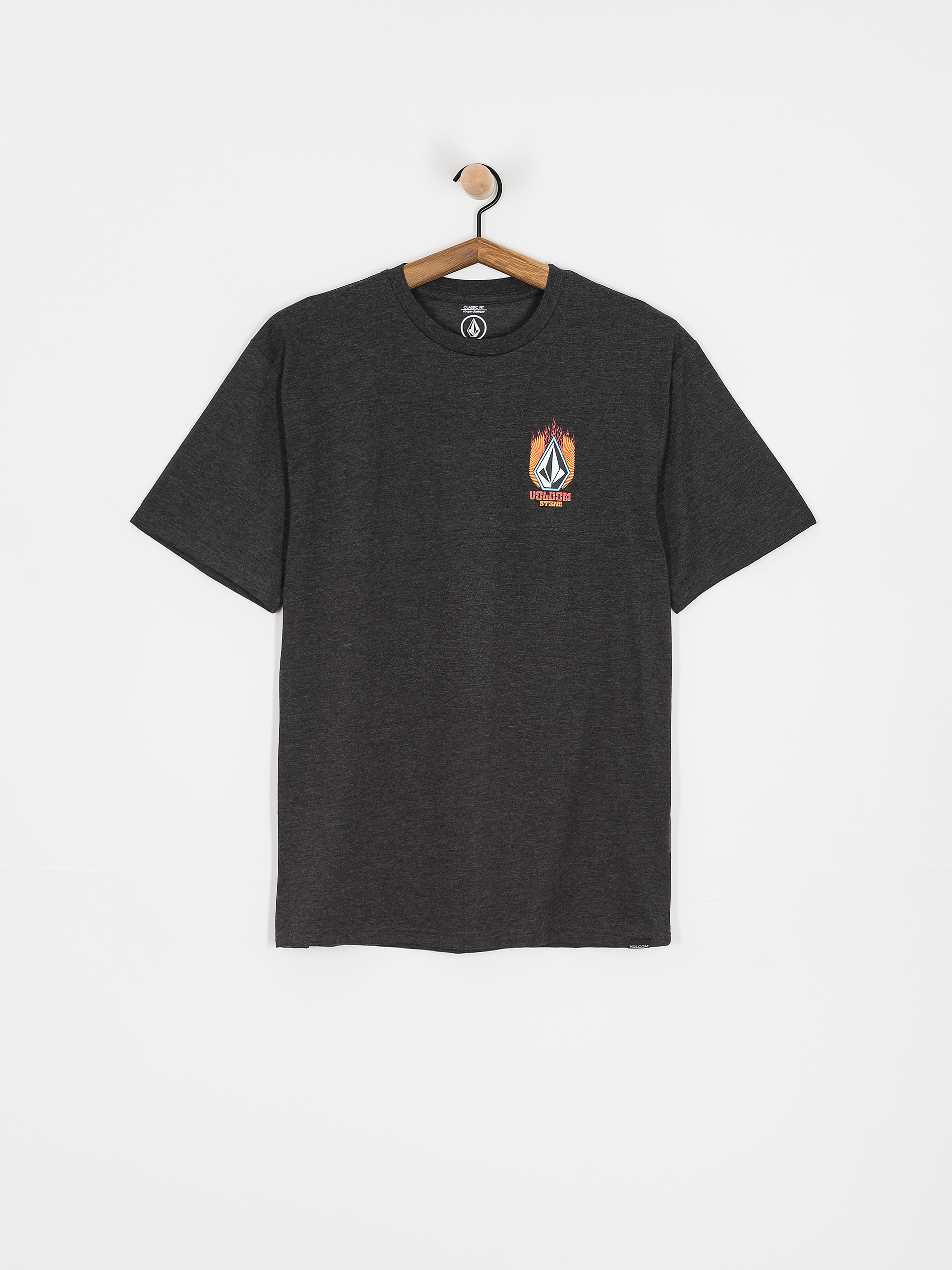Volcom Draggin Stone Hth T-Shirt (heather black)