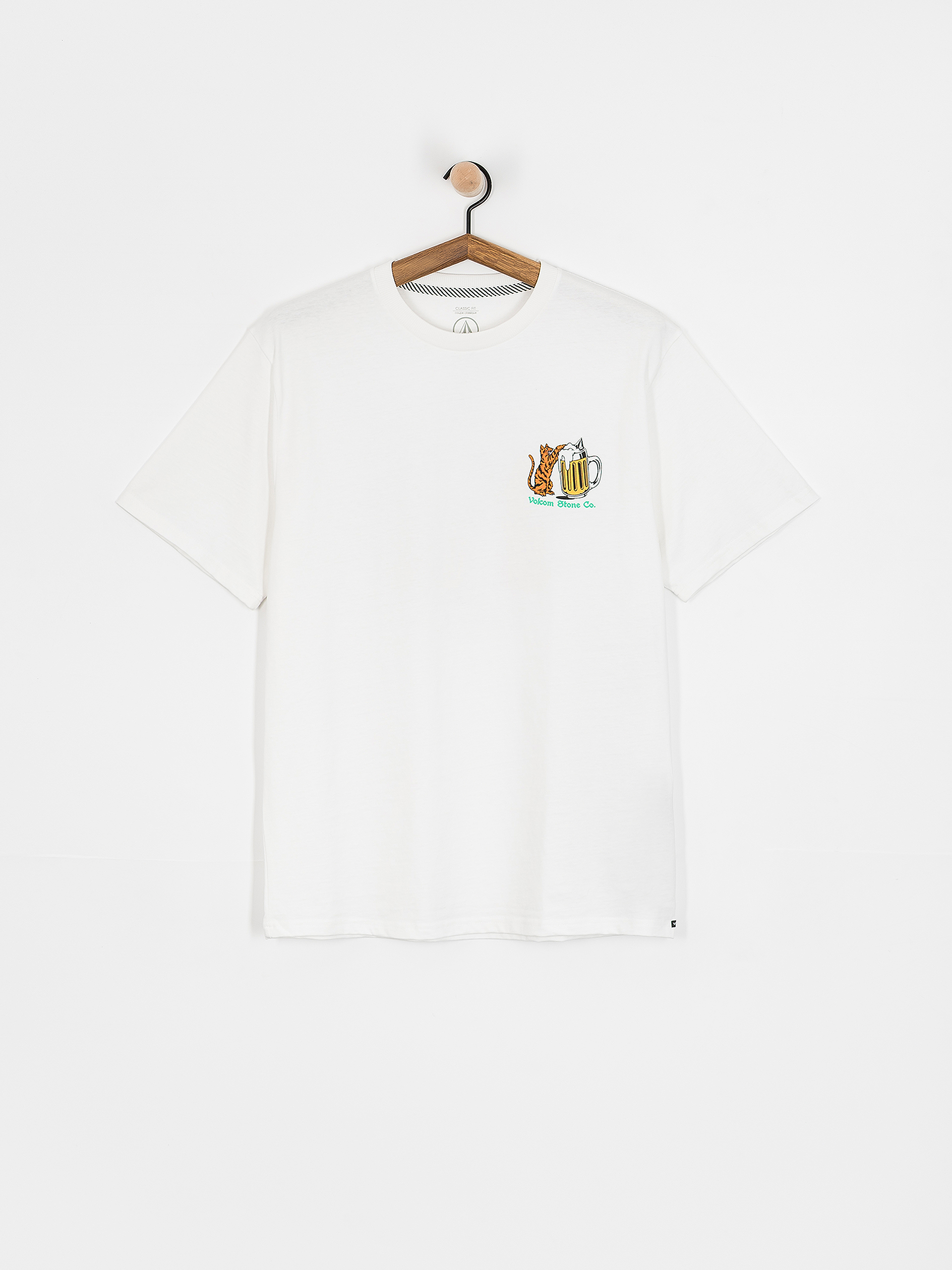 Volcom Curious Cat T-Shirt (white)