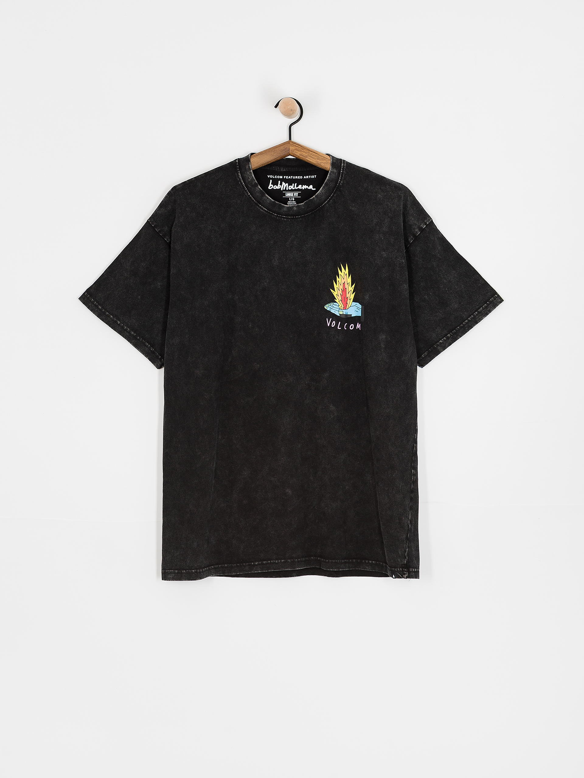 Volcom Fa Bob Mollema 1 Lse T-Shirt (light acid black)