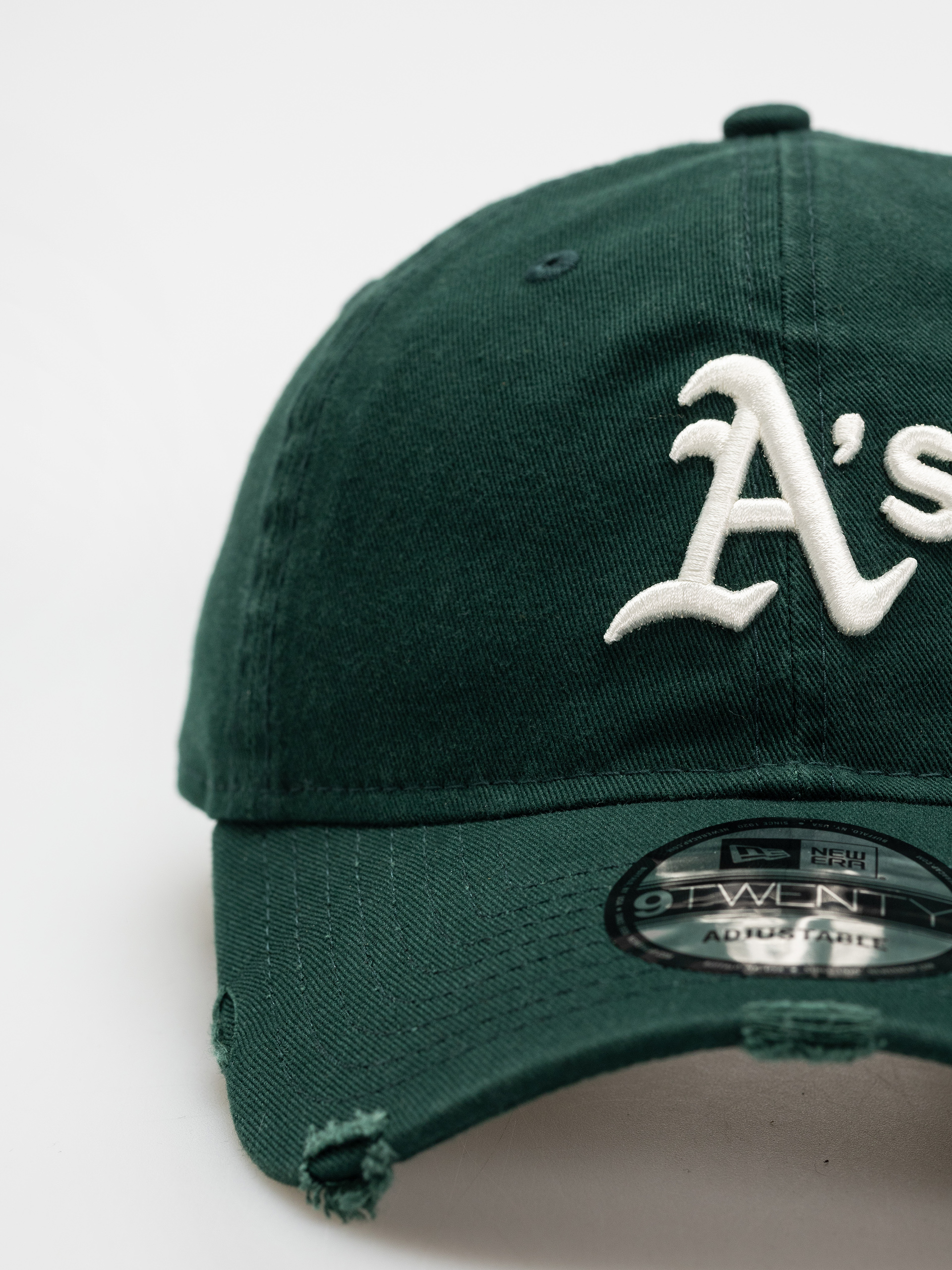 New Era Cap Distressed 9Twenty Athletics - green (dark green)