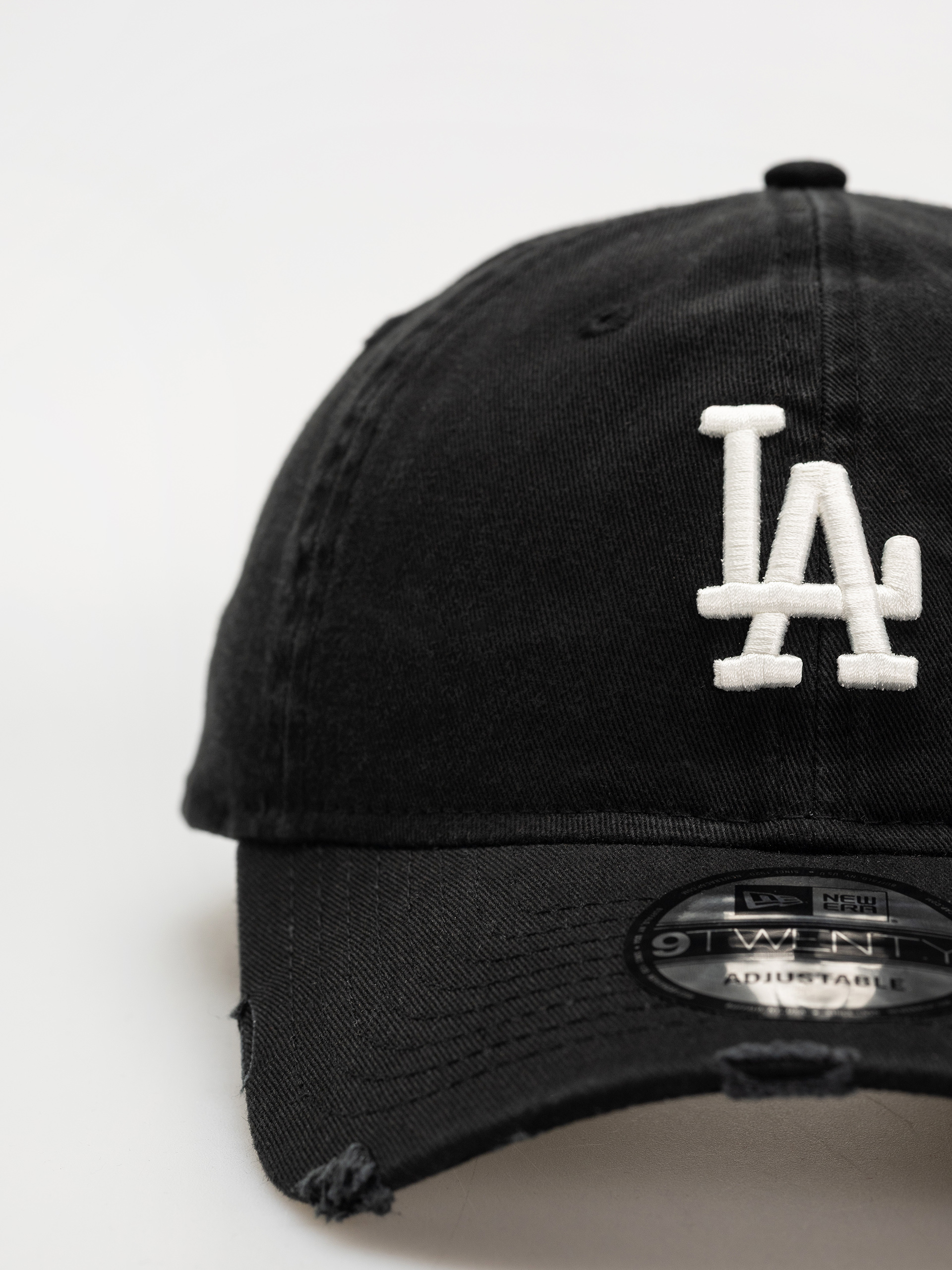 NEW ERA 9TWENTY MLB LOS ANGELES DODGERS DISTRESSED BLACK CAP