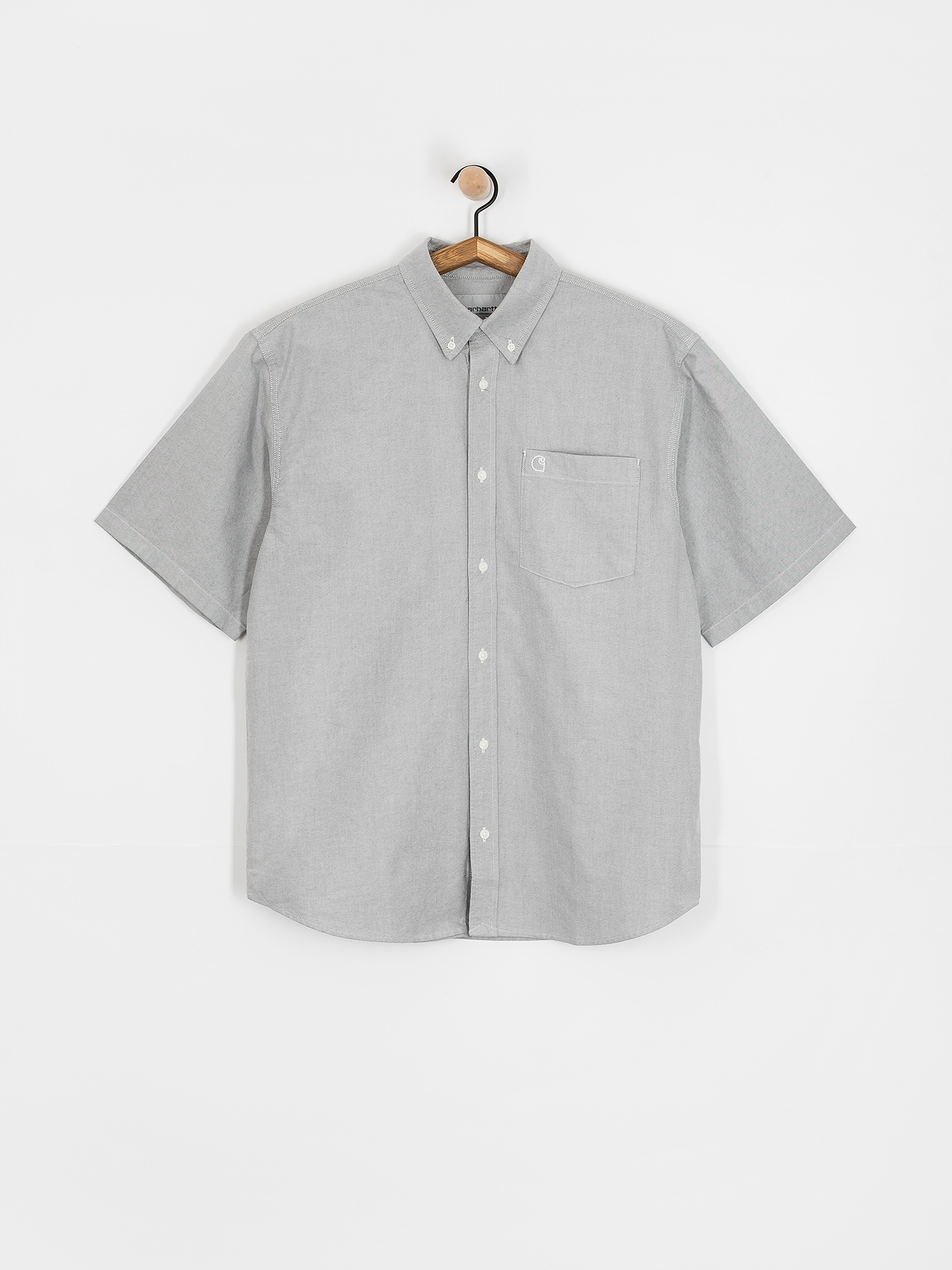 Carhartt WIP Braxton Shirt - grey (graphite/wax)
