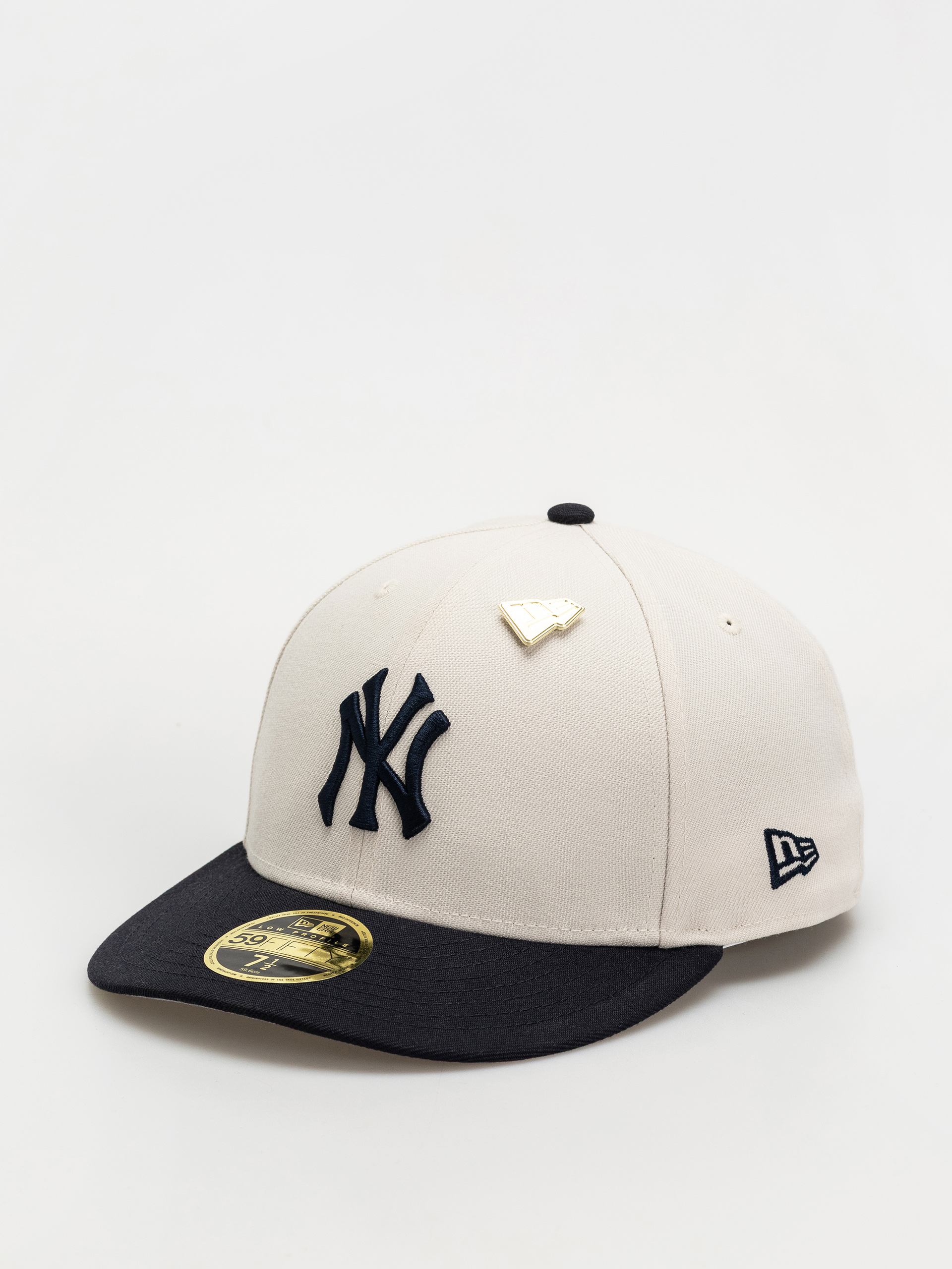 NEW ERAMLB NEW YORK YANKEES レザー ベースボールキャップ新品 ニューエラ キャップ メンズ レディース New Era New York Yankees MLB World Series Pin Cream 59FIFTY Fitted Cap
