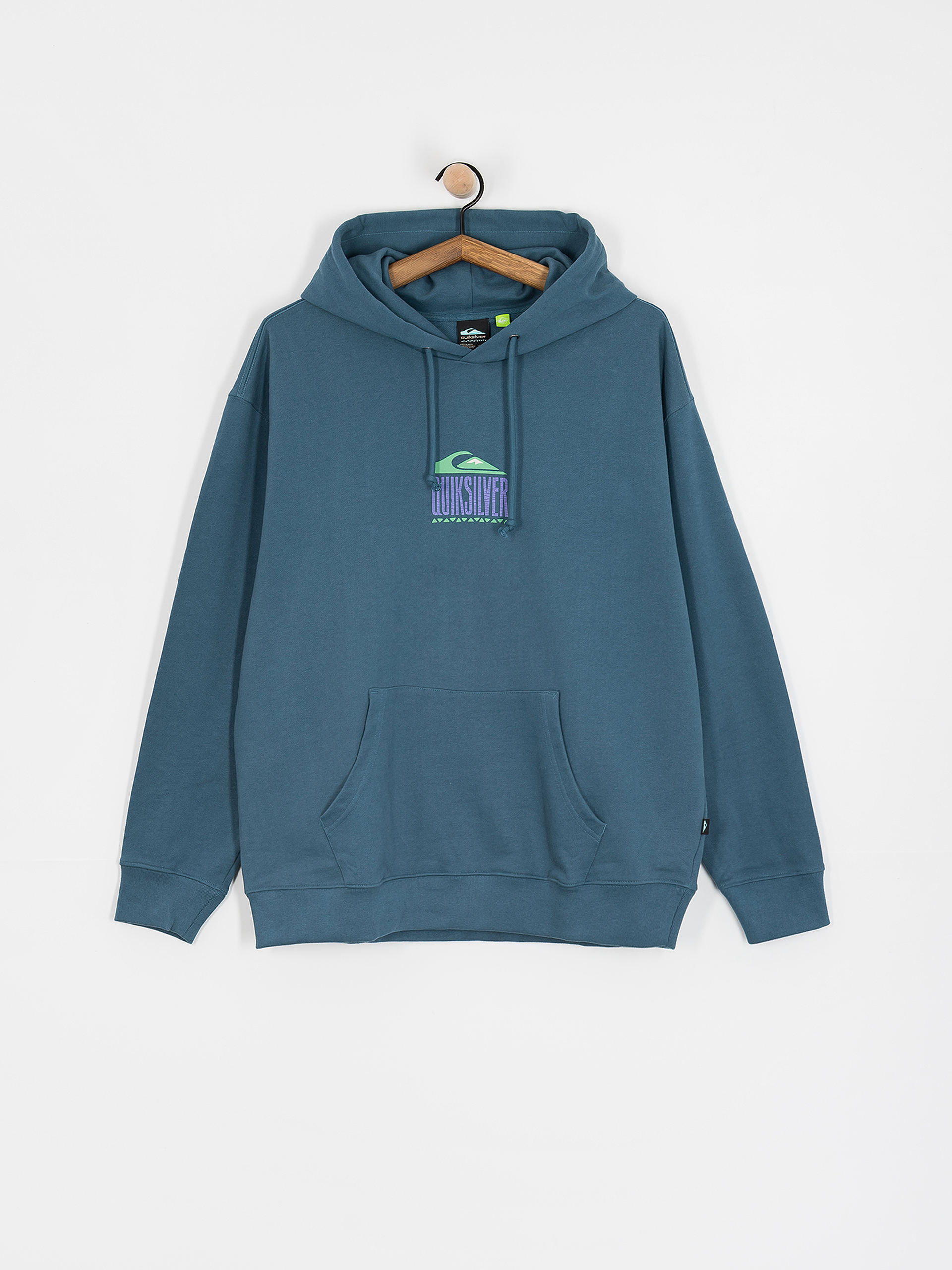 Quiksilver Hoodie Apog Heritage HD - blue (real teal)